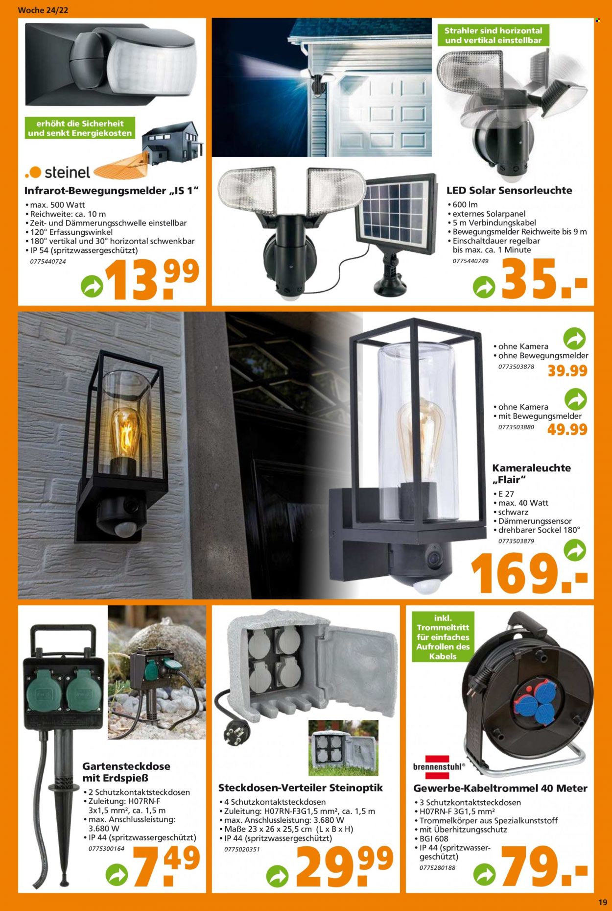 Globus Baumarkt Prospekte  - 13.06.2022 - 18.06.2022. Seite 19