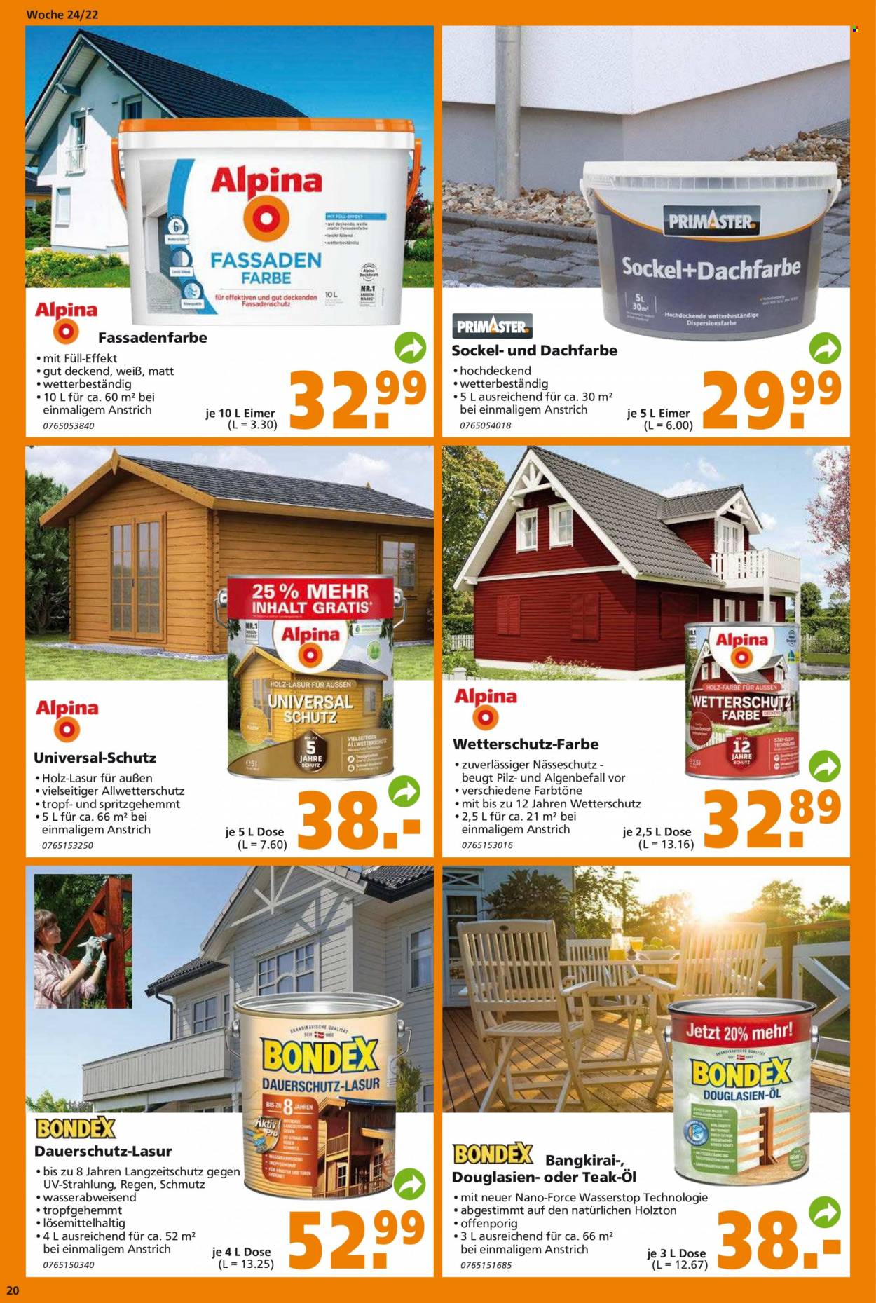 Globus Baumarkt Prospekte  - 13.06.2022 - 18.06.2022. Seite 20