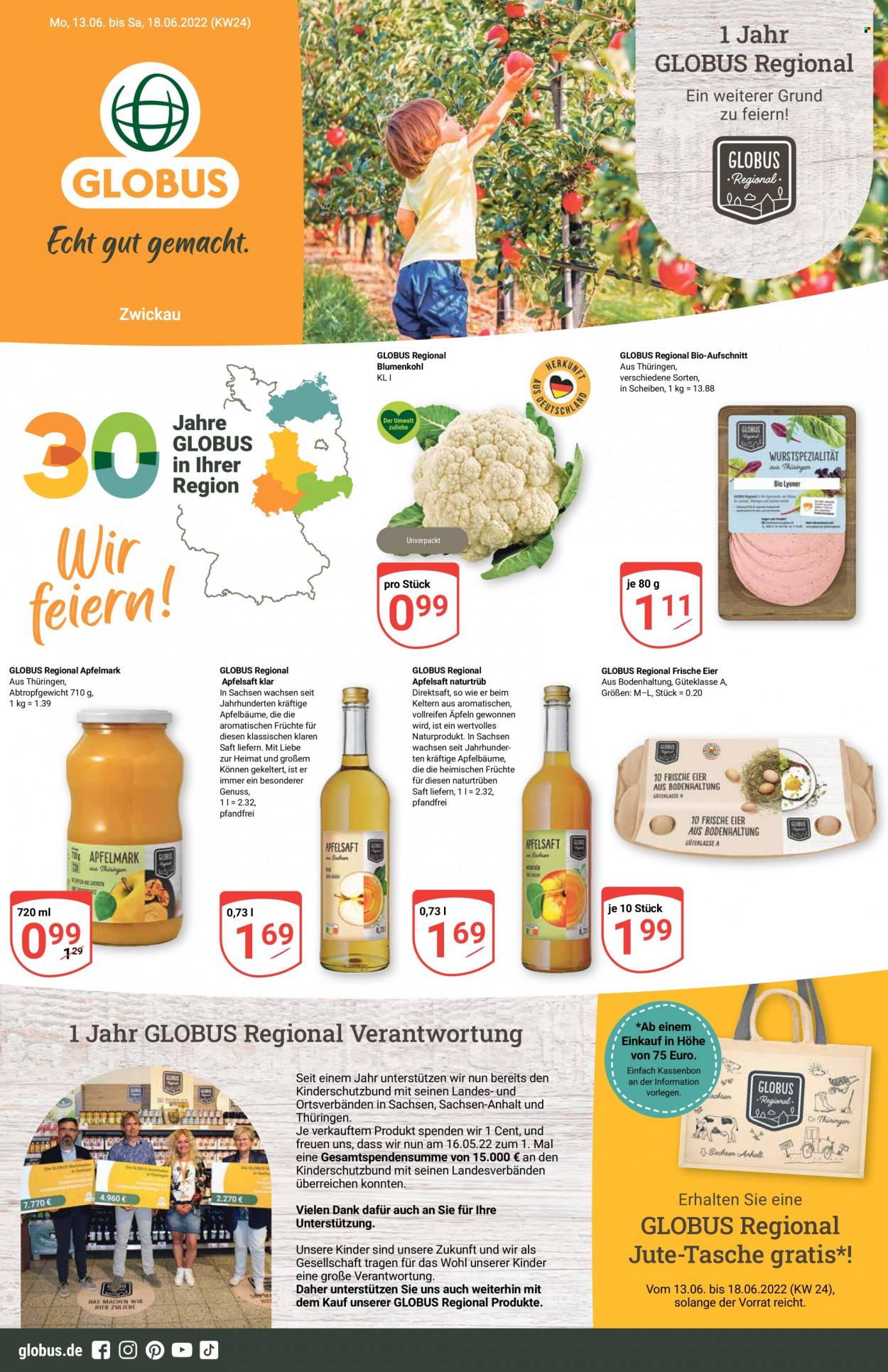 Globus Prospekte  - 13.06.2022 - 18.06.2022. Seite 1