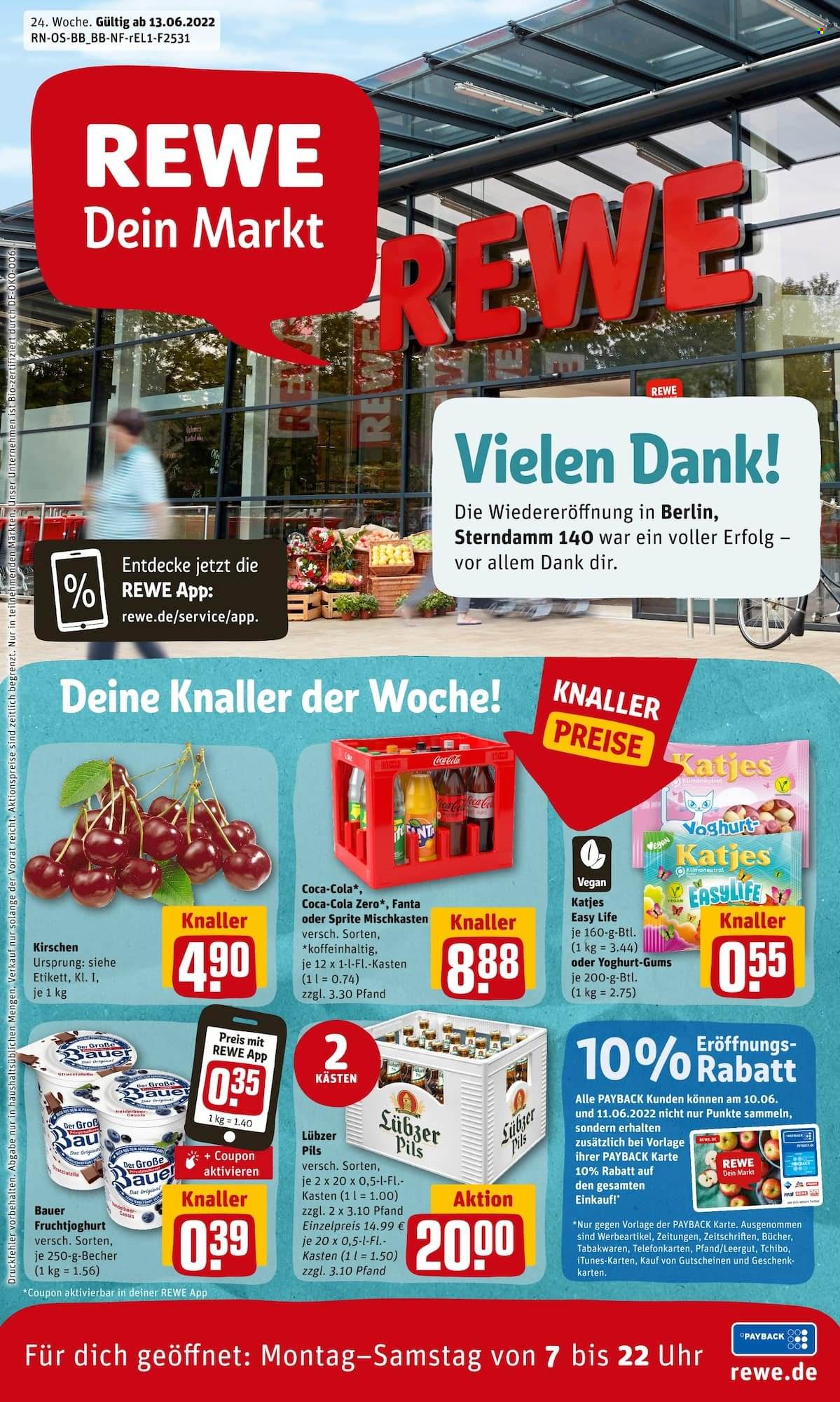 REWE Prospekte  - 13.06.2022 - 18.06.2022. Seite 1