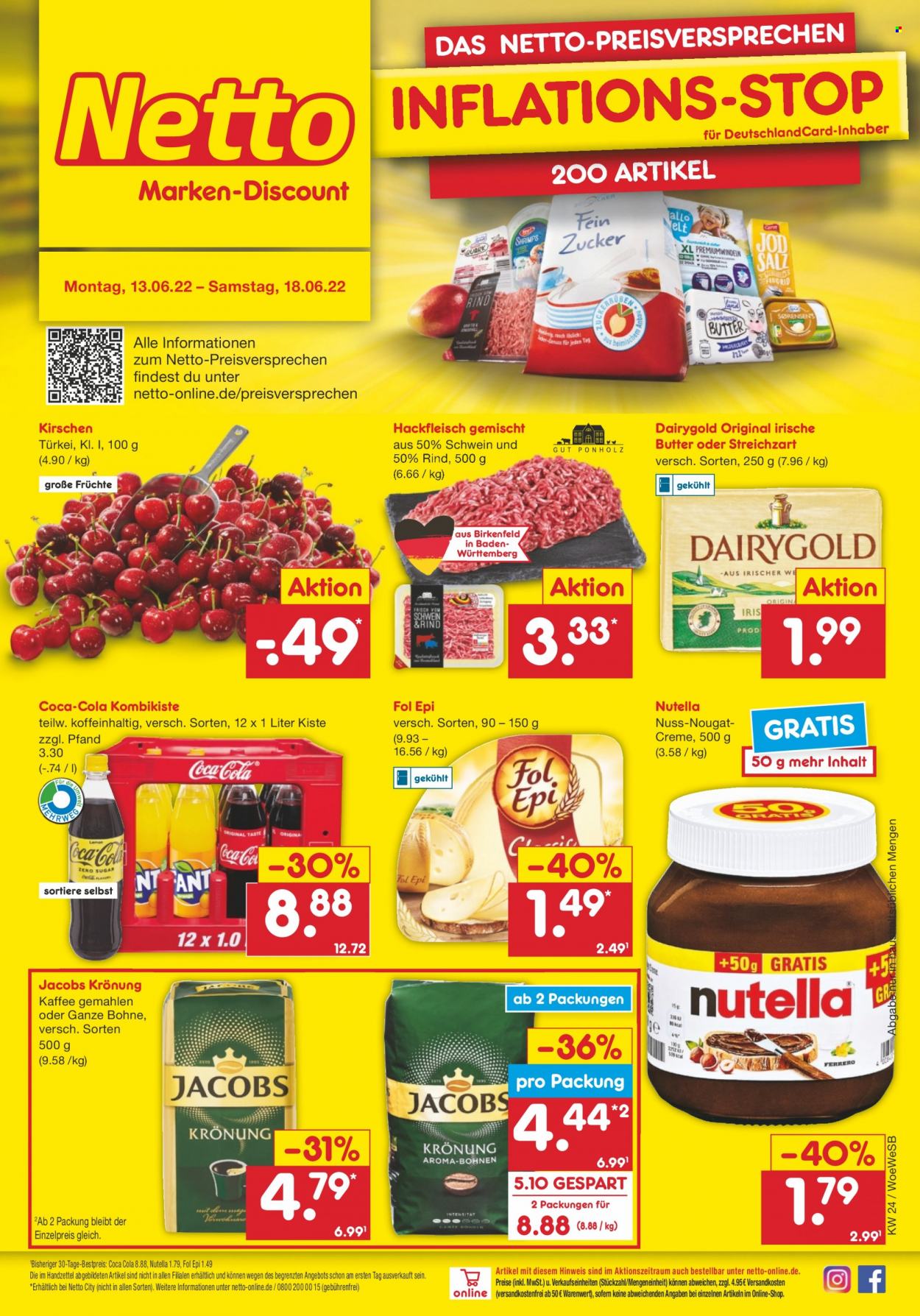 Netto Marken-Discount Prospekte  - 13.06.2022 - 18.06.2022. Seite 1