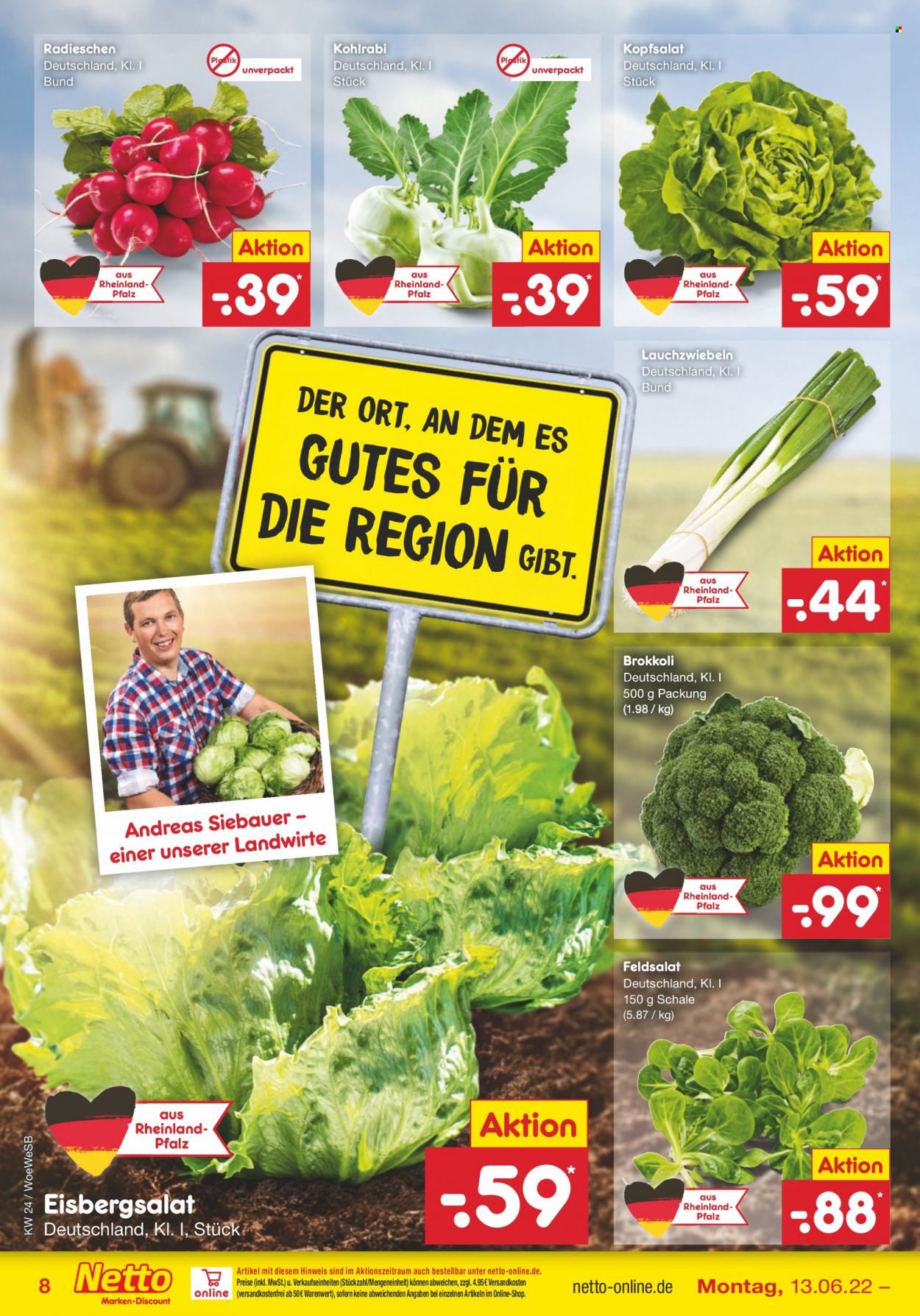 Netto Marken-Discount Prospekte  - 13.06.2022 - 18.06.2022. Seite 8