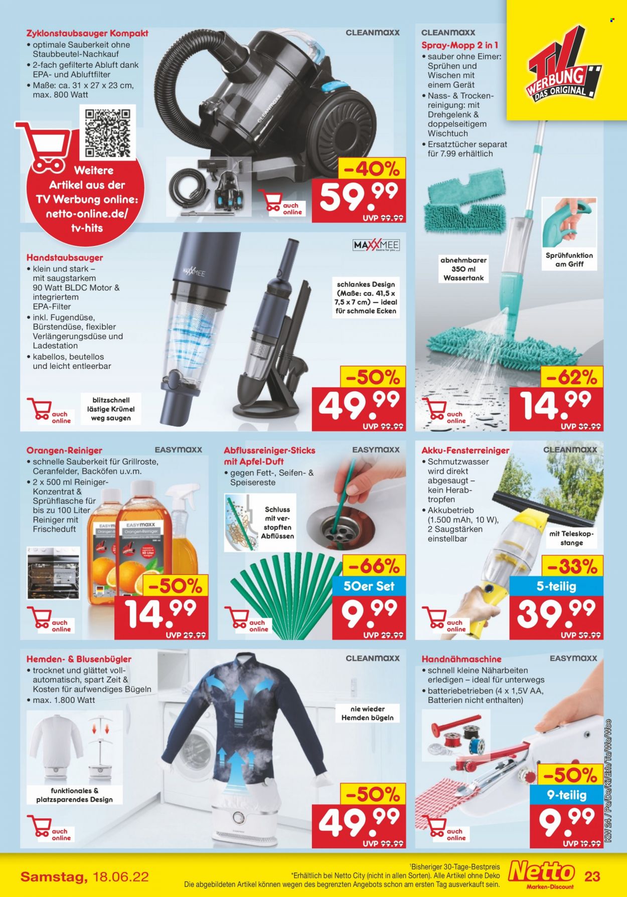 Netto Marken-Discount Prospekte  - 13.06.2022 - 18.06.2022. Seite 23