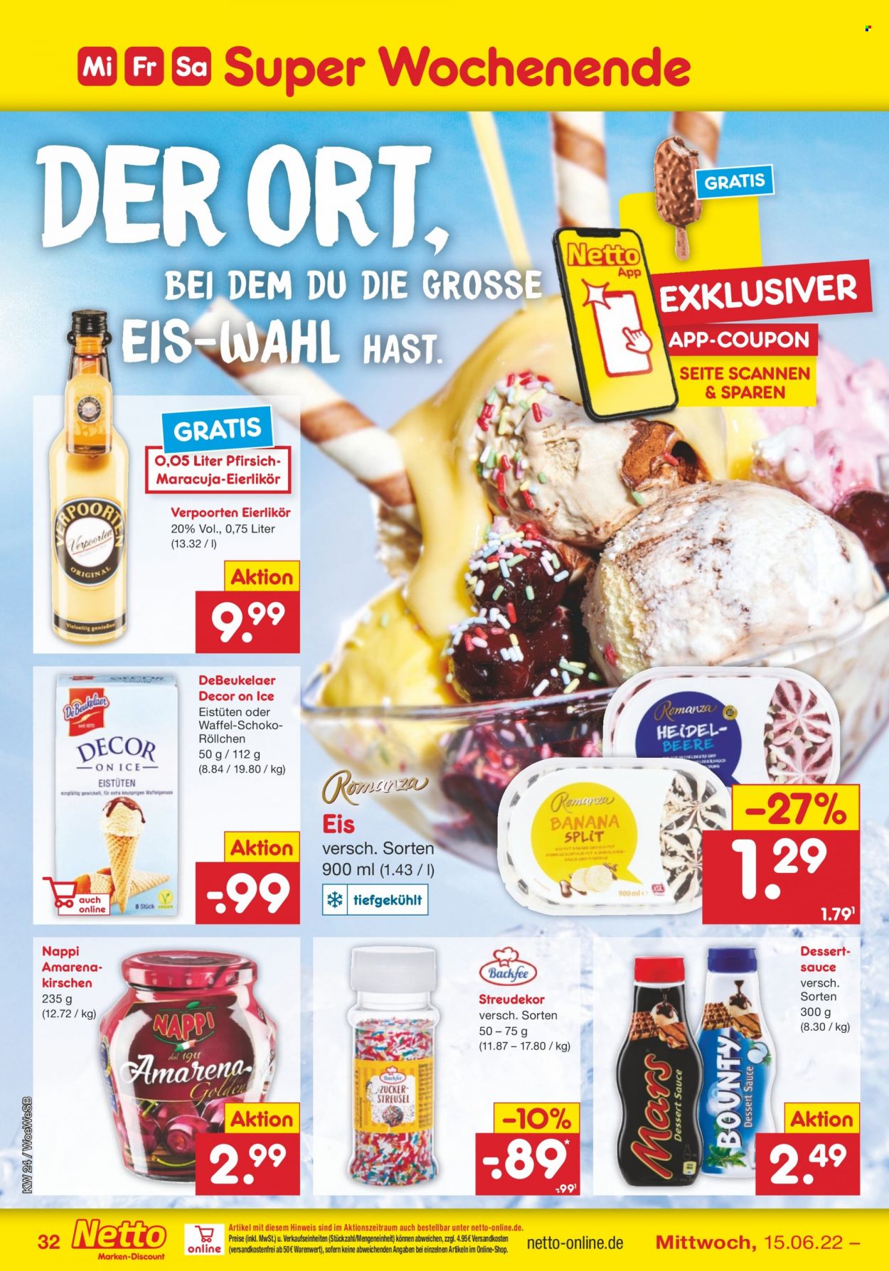 Netto Marken-Discount Prospekte  - 13.06.2022 - 18.06.2022. Seite 32