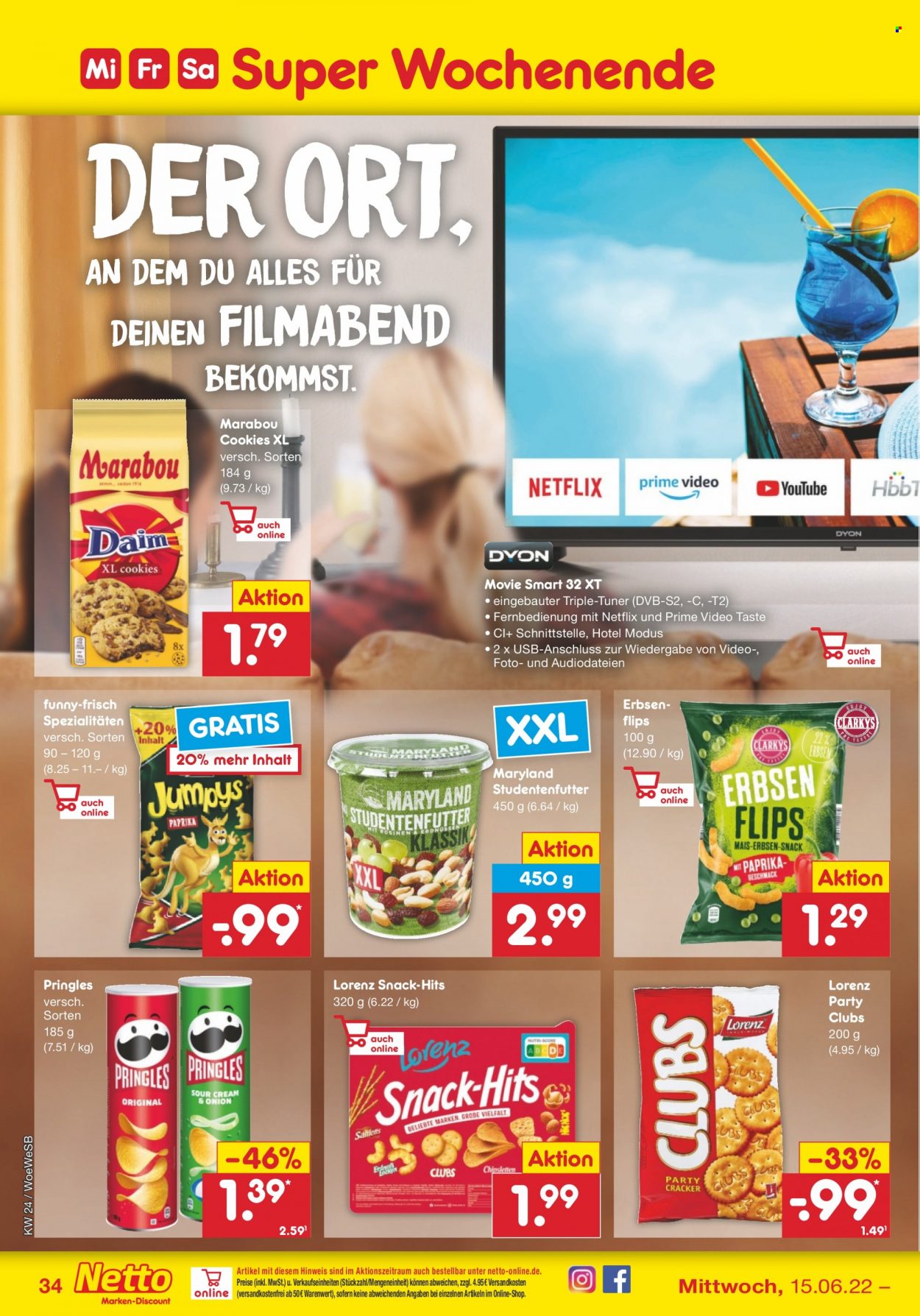 Netto Marken-Discount Prospekte  - 13.06.2022 - 18.06.2022. Seite 34