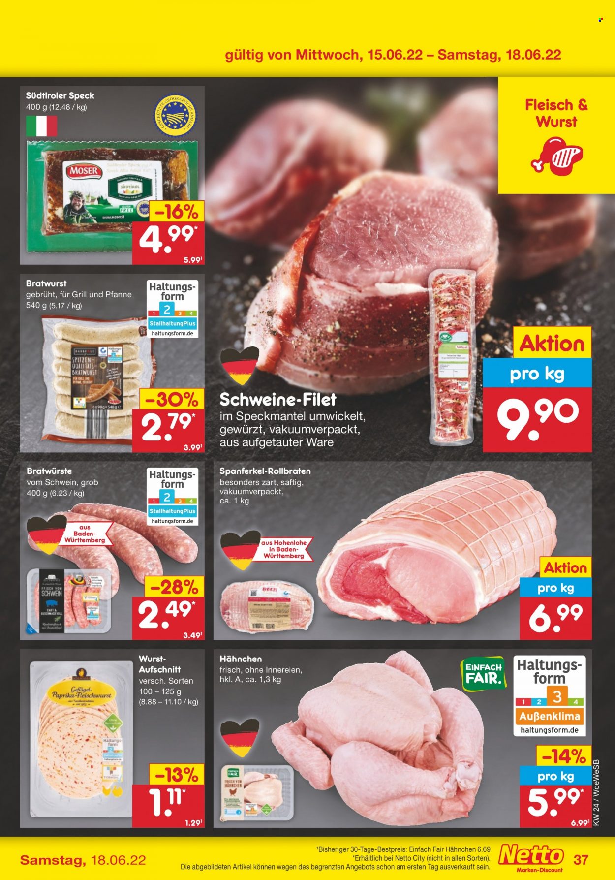 Netto Marken-Discount Prospekte  - 13.06.2022 - 18.06.2022. Seite 37