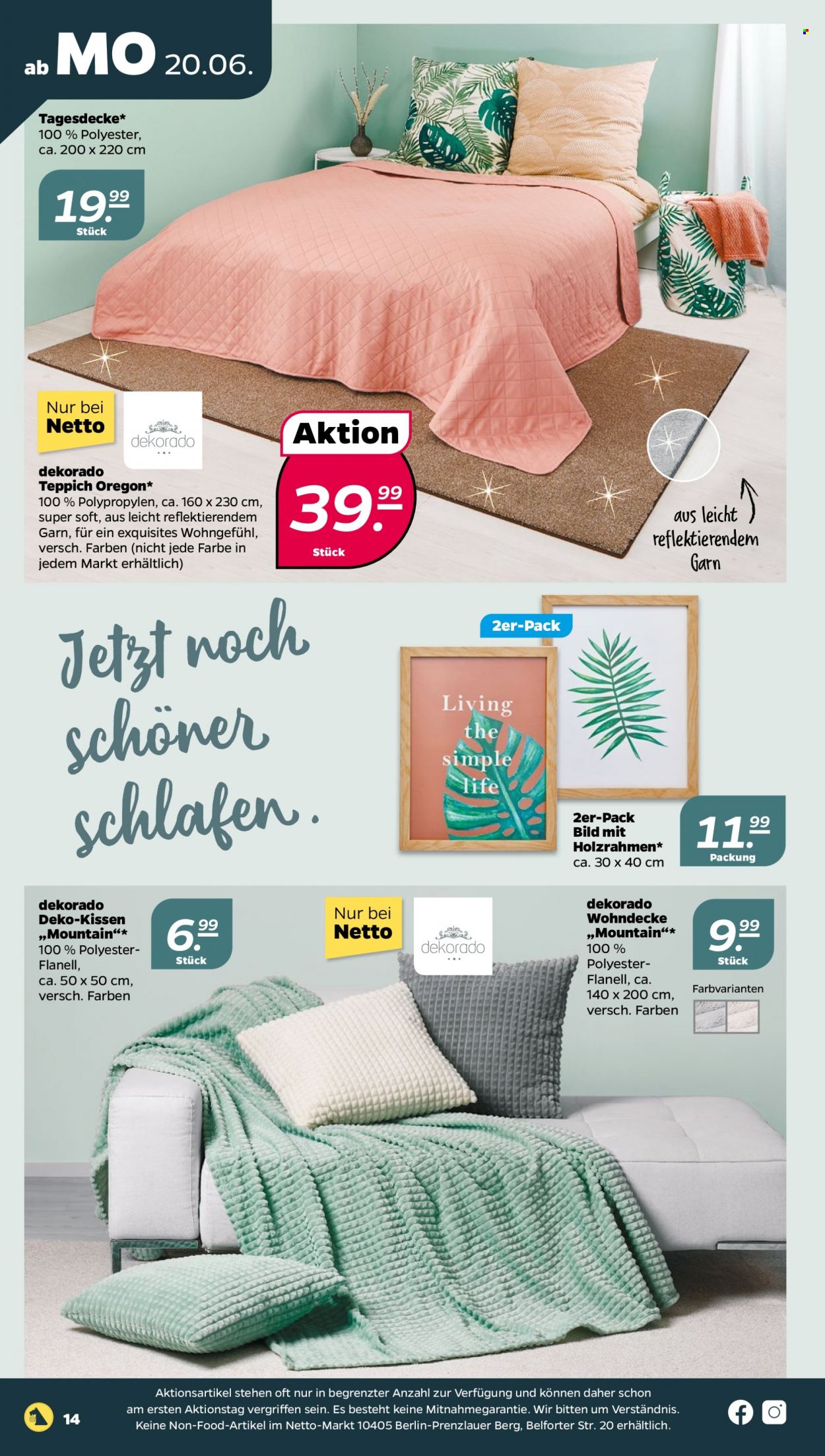 Netto Prospekte  - 20.06.2022 - 25.06.2022. Seite 14