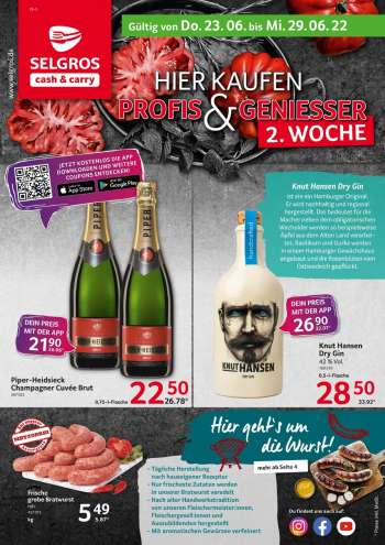 Prospekte Selgros - 23.06.2022 - 29.06.2022.