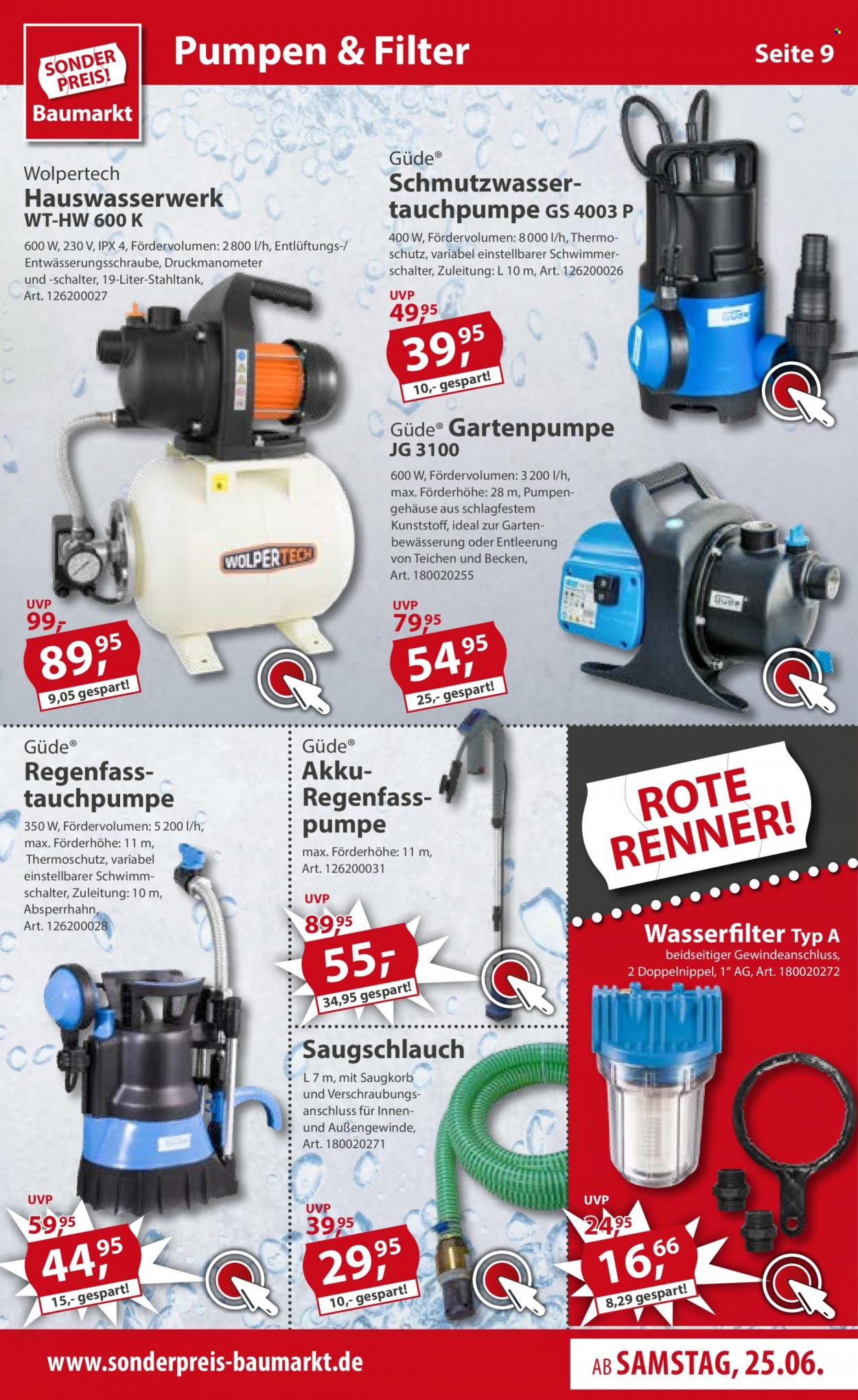 Sonderpreis-Baumarkt Prospekte  - 25.06.2022 - 1.07.2022. Seite 9