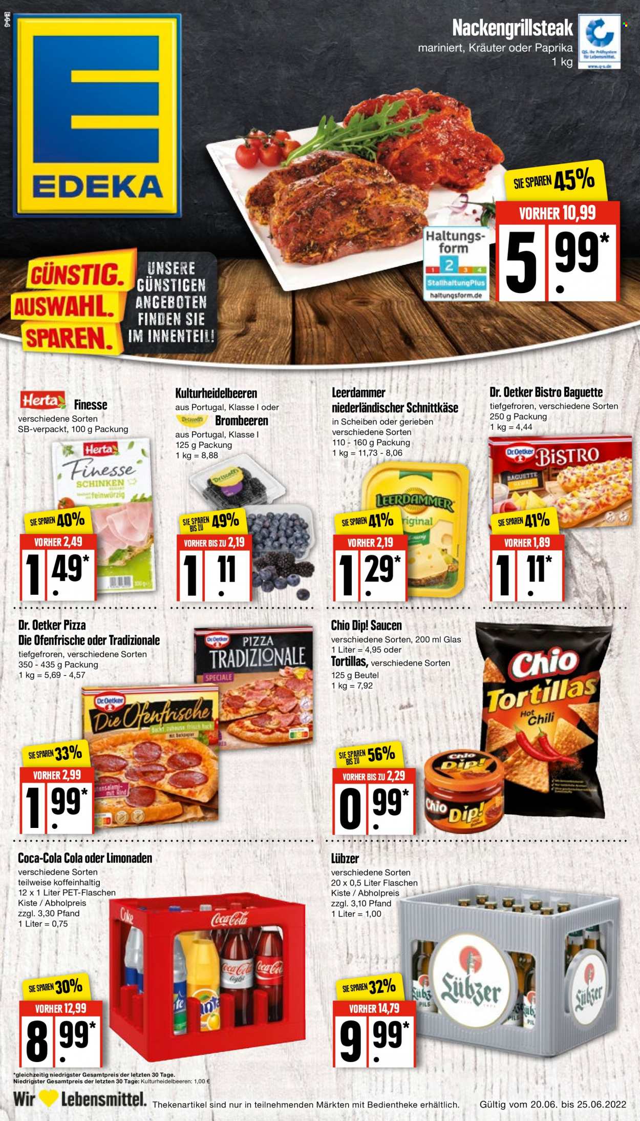 Edeka Prospekte  - 20.06.2022 - 25.06.2022. Seite 1