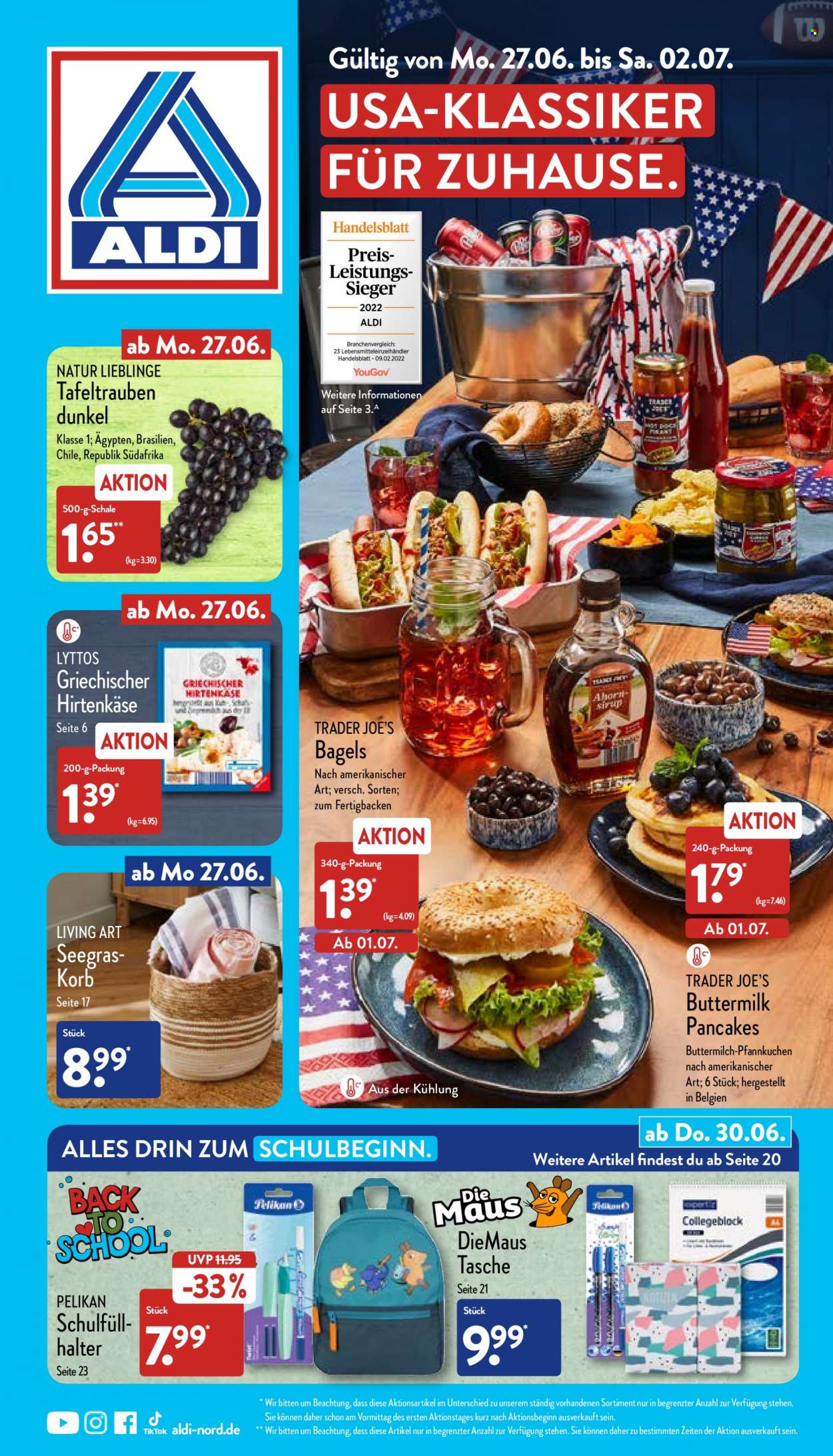 ALDI Nord Prospekte  - 27.06.2022 - 2.07.2022. Seite 1