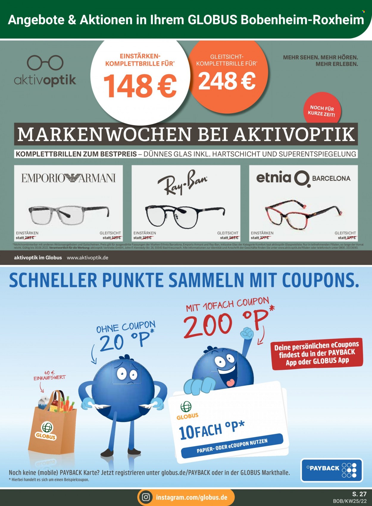 Globus Prospekte  - 20.06.2022 - 25.06.2022. Seite 27