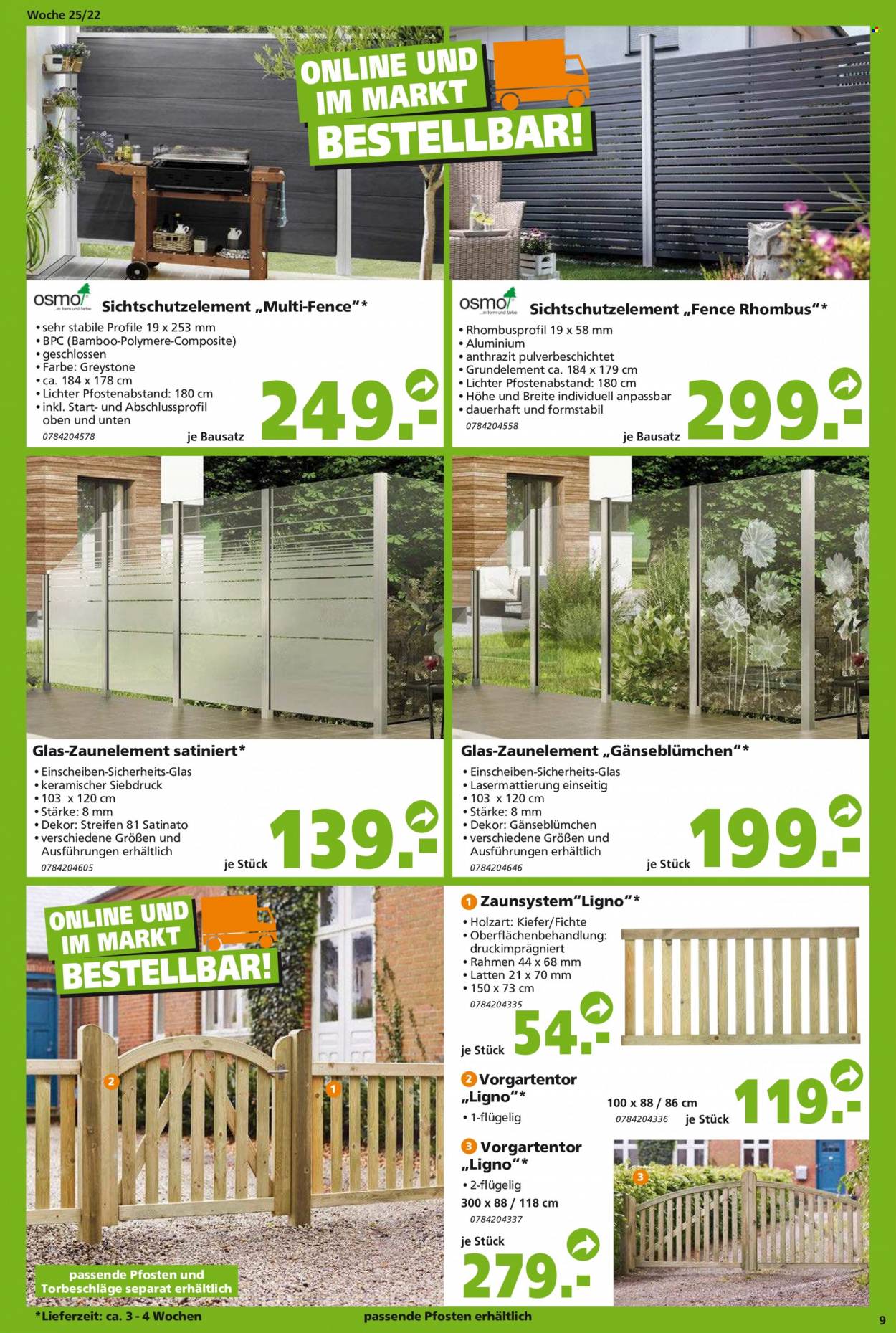 Globus Baumarkt Prospekte  - 20.06.2022 - 25.06.2022. Seite 9