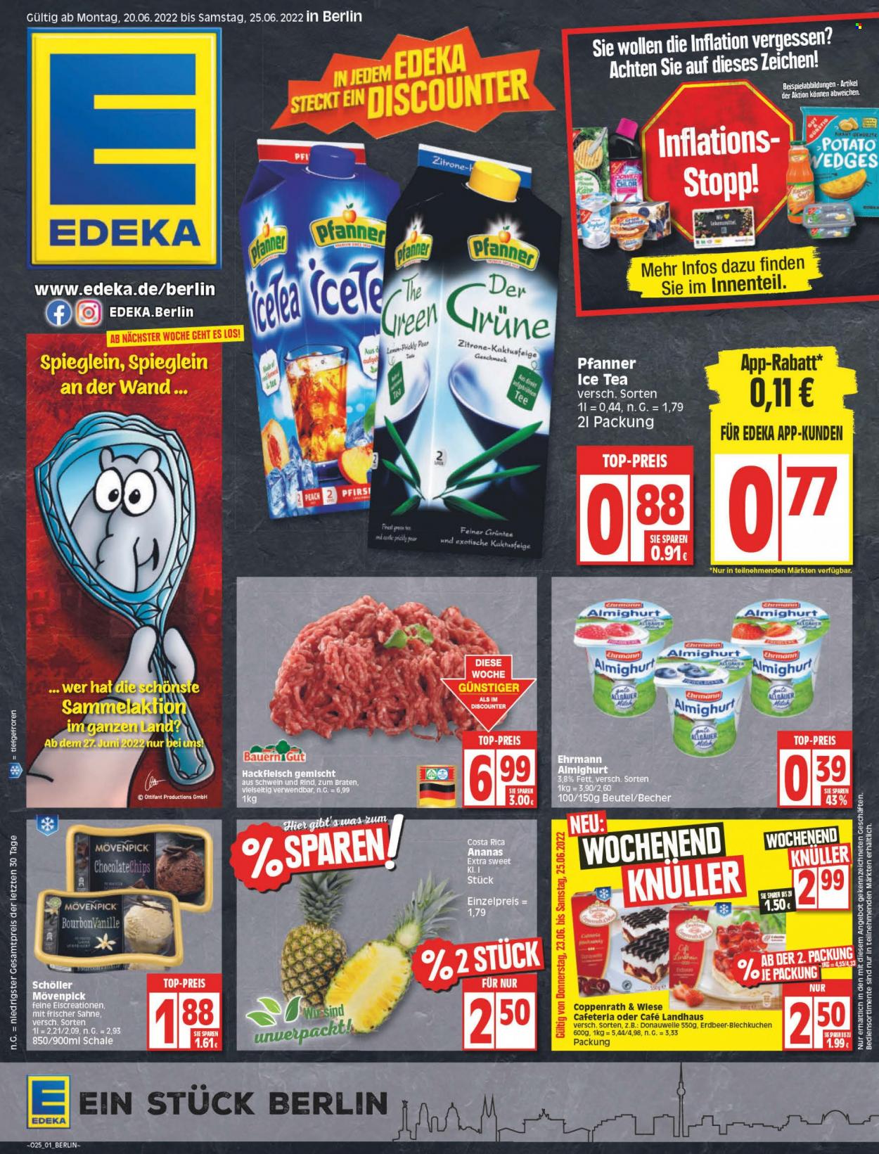 Edeka Prospekte  - 20.06.2022 - 25.06.2022. Seite 1