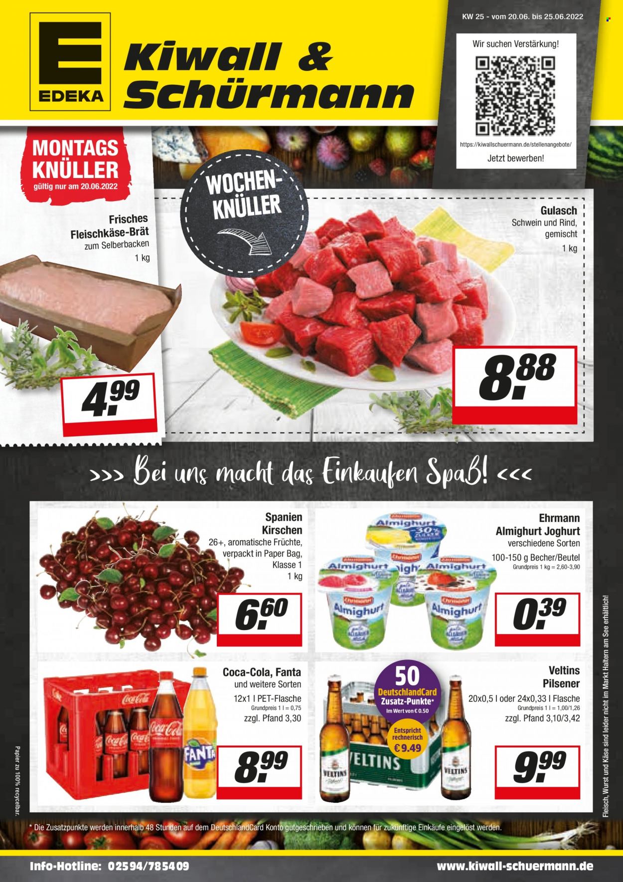 Edeka Prospekte  - 20.06.2022 - 25.06.2022. Seite 1