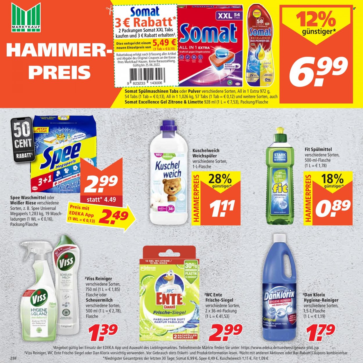 Marktkauf Prospekte  - 20.06.2022 - 25.06.2022. Seite 28
