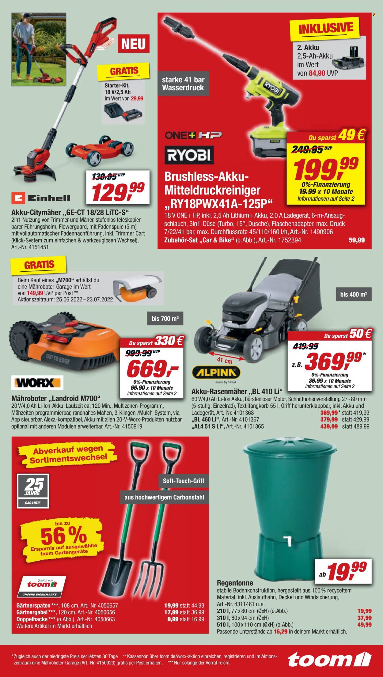 toom Baumarkt Prospekte  - 25.06.2022 - 1.07.2022. Seite 11