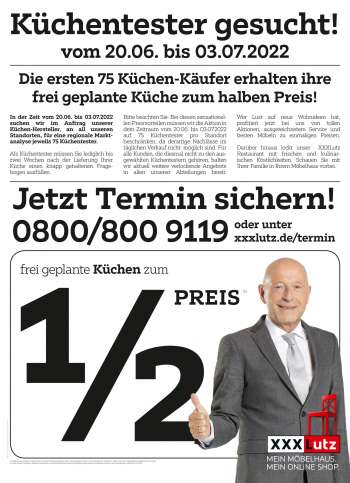Prospekte XXXLutz - 20.06.2022 - 7.07.2022.