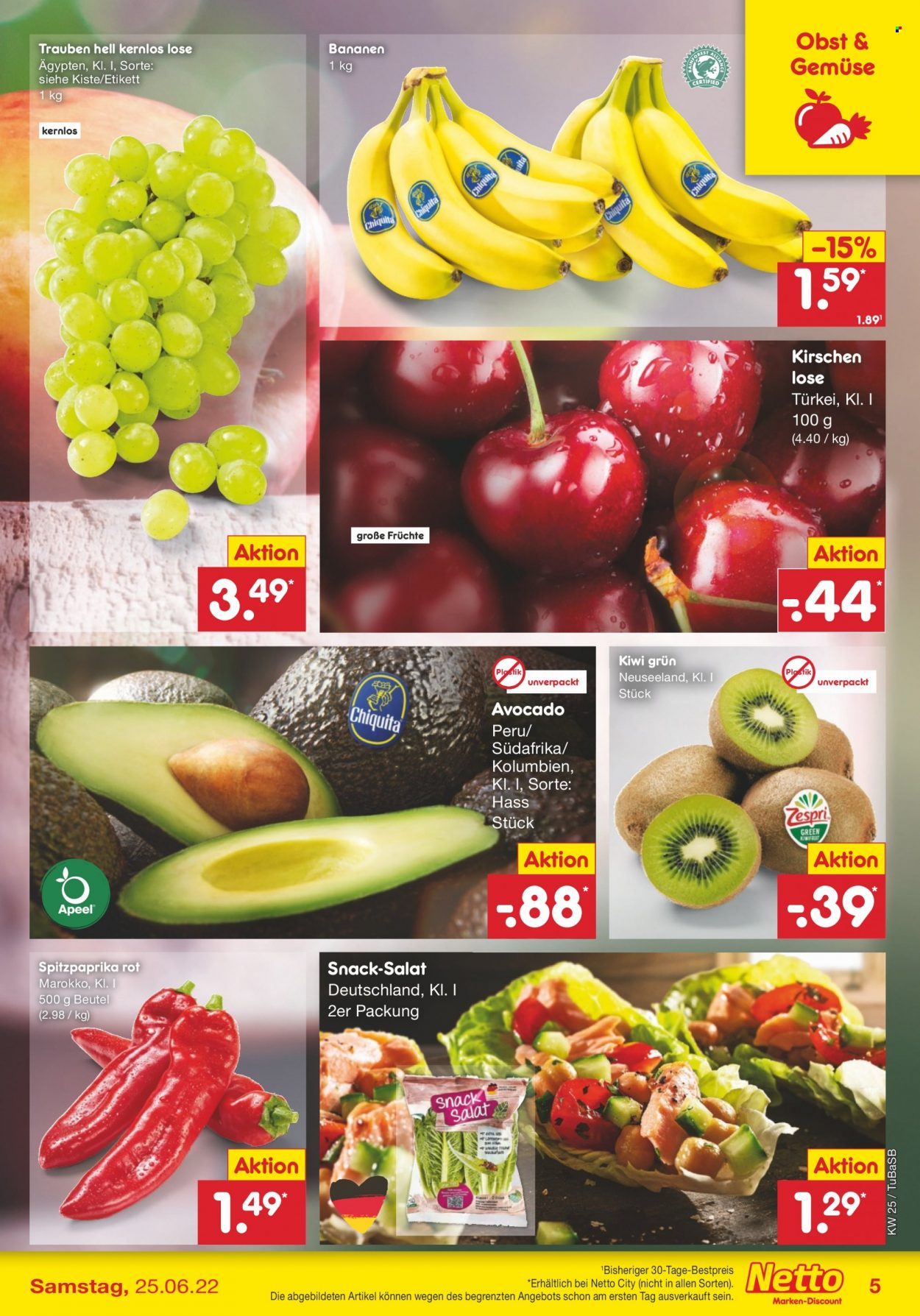 Netto Marken-Discount Prospekte  - 20.06.2022 - 25.06.2022. Seite 5