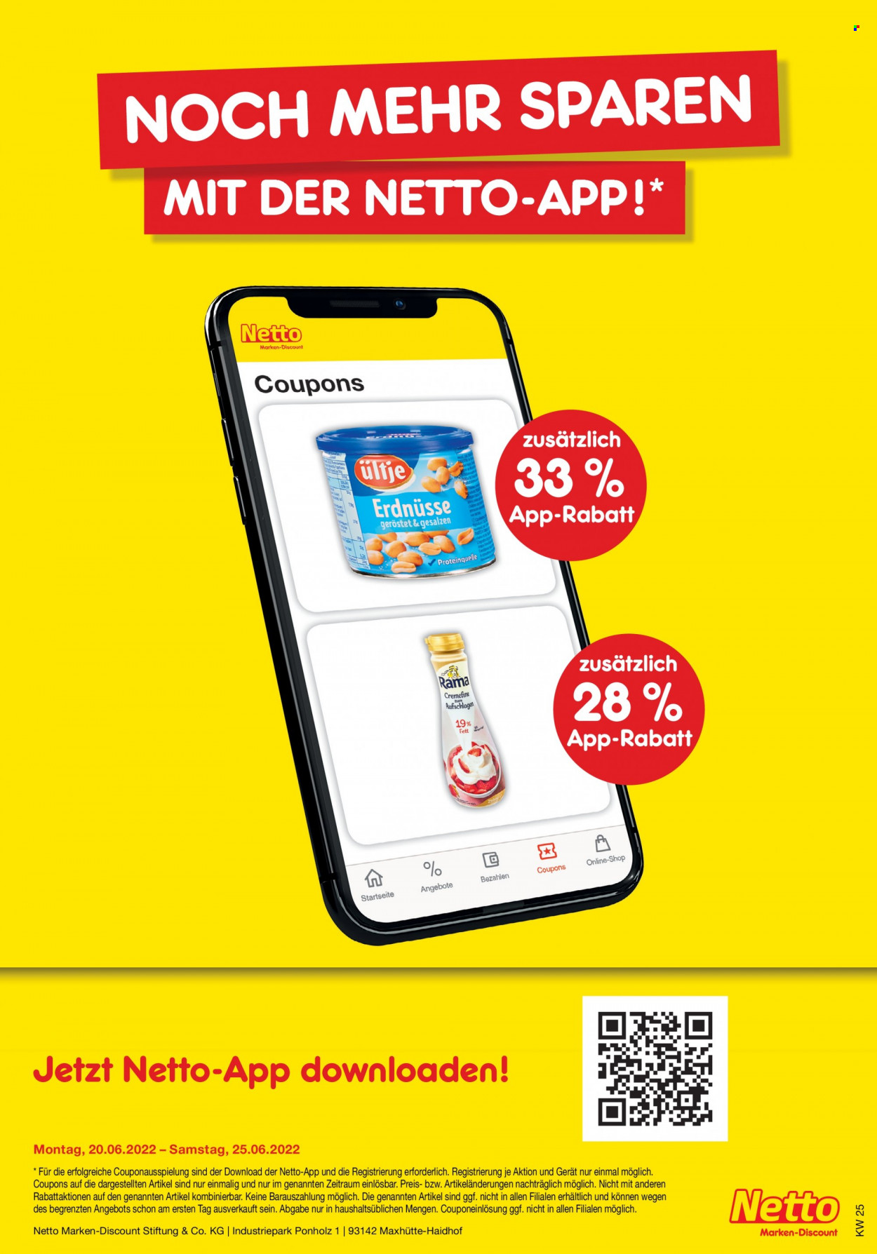 Netto Marken-Discount Prospekte  - 20.06.2022 - 25.06.2022. Seite 18