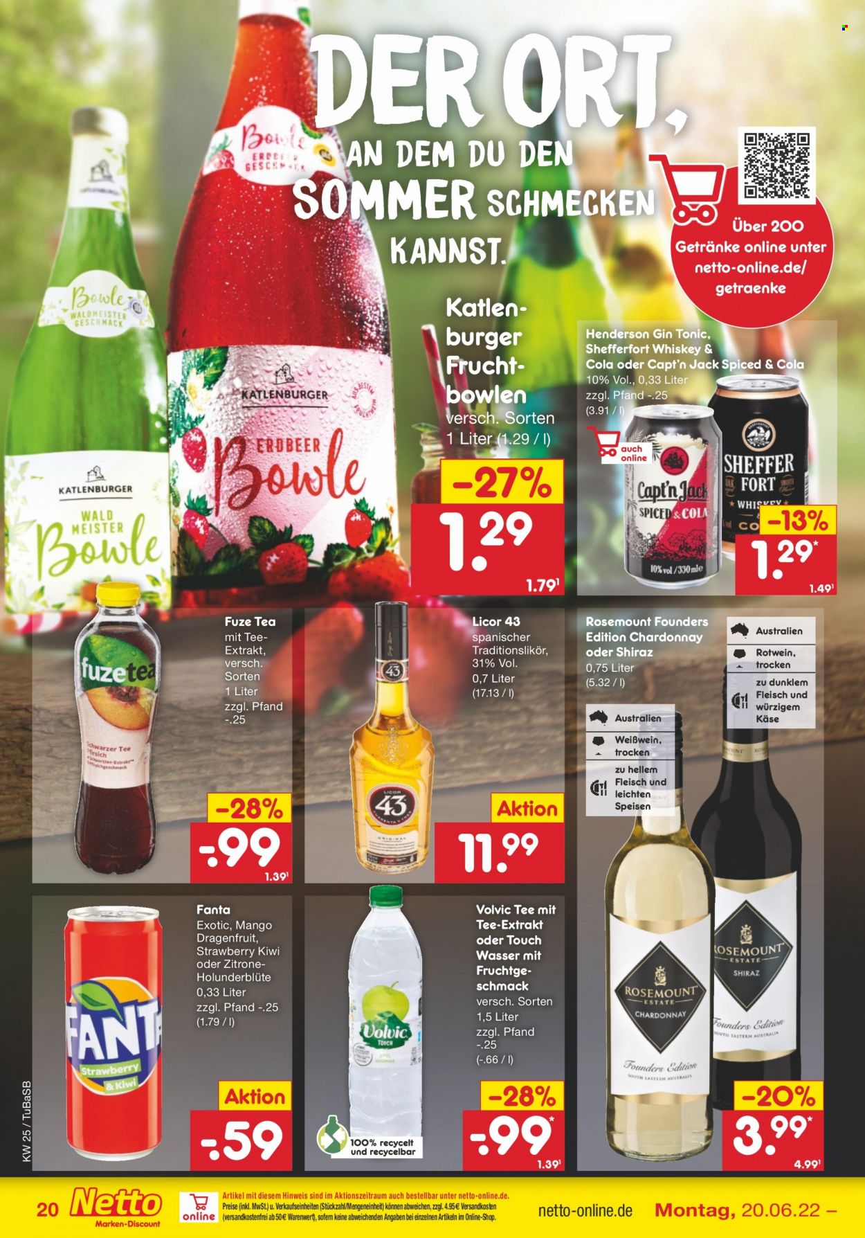 Netto Marken-Discount Prospekte  - 20.06.2022 - 25.06.2022. Seite 20