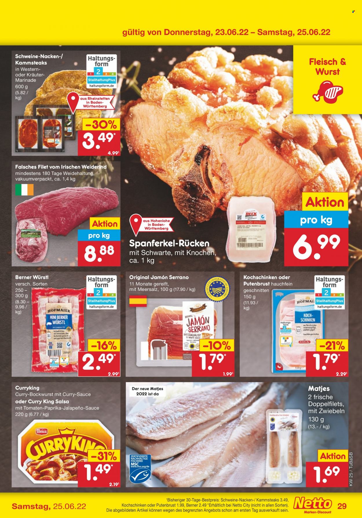 Netto Marken-Discount Prospekte  - 20.06.2022 - 25.06.2022. Seite 29