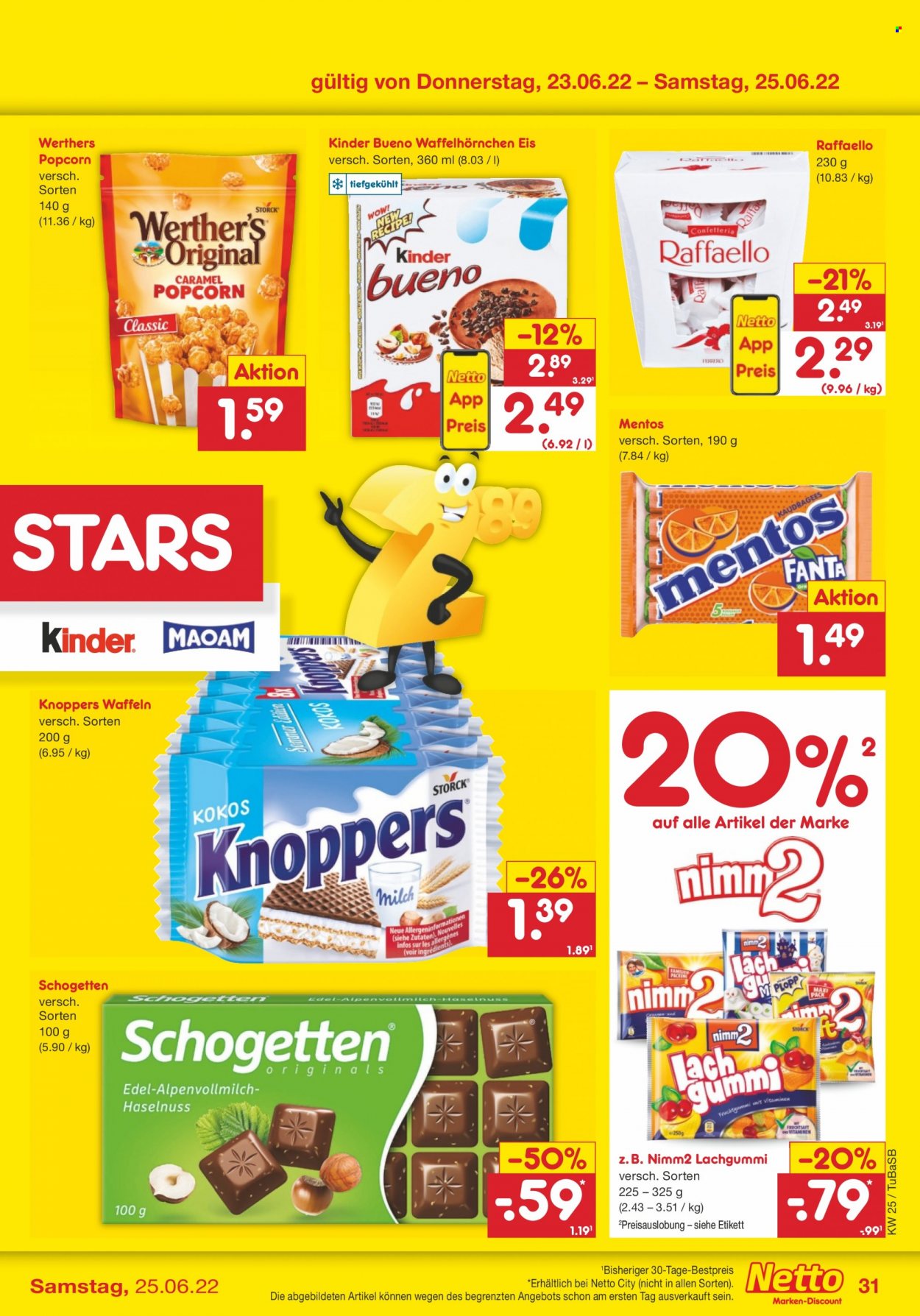 Netto Marken-Discount Prospekte  - 20.06.2022 - 25.06.2022. Seite 31
