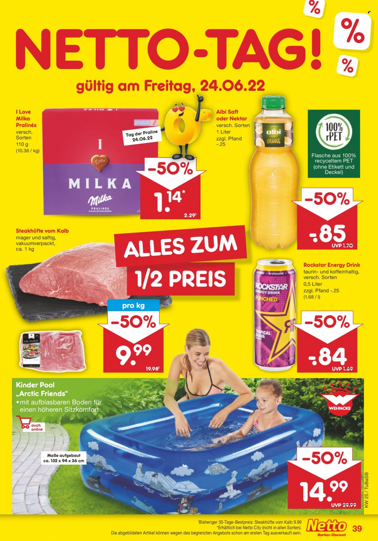Netto Marken-Discount Prospekte  - 20.06.2022 - 25.06.2022. Seite 39