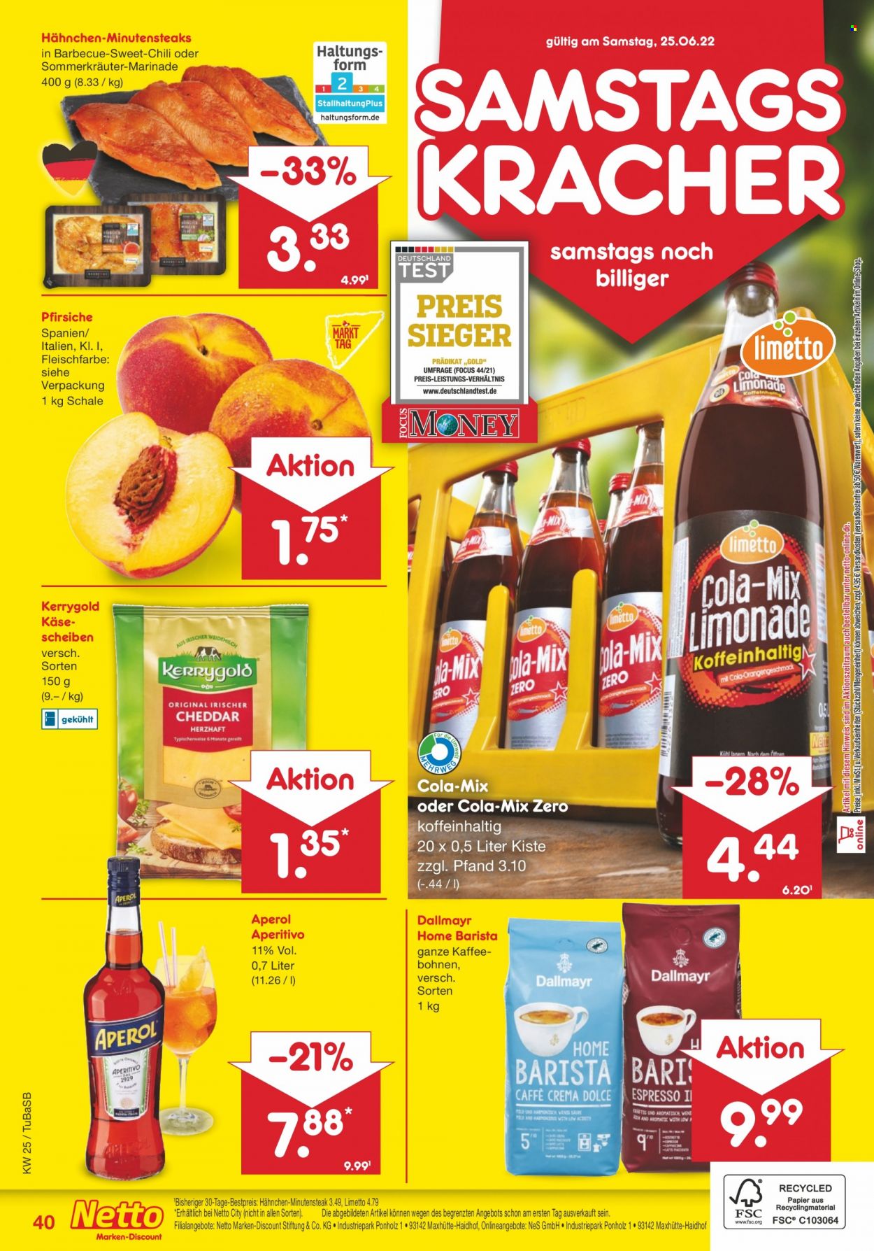 Netto Marken-Discount Prospekte  - 20.06.2022 - 25.06.2022. Seite 40