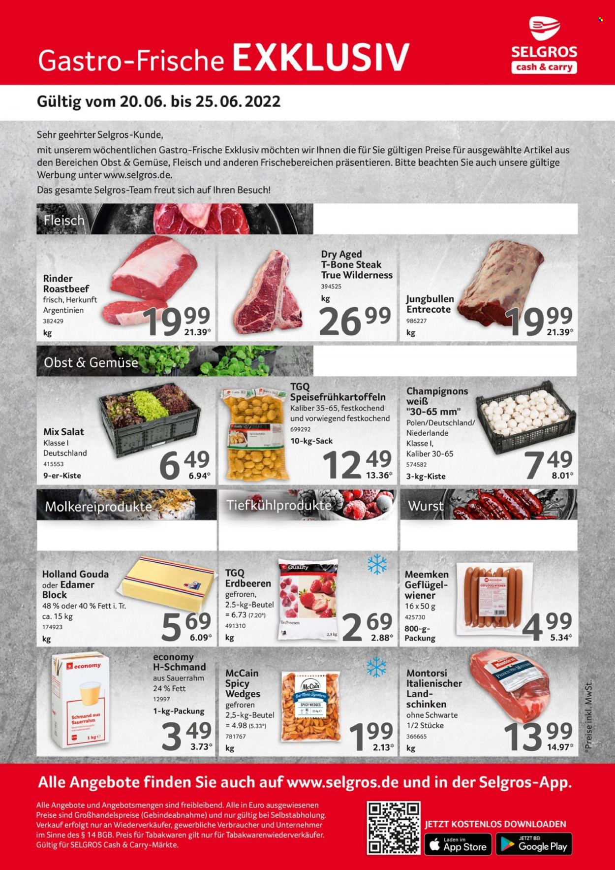 Selgros Prospekte  - 20.06.2022 - 25.06.2022. Seite 1