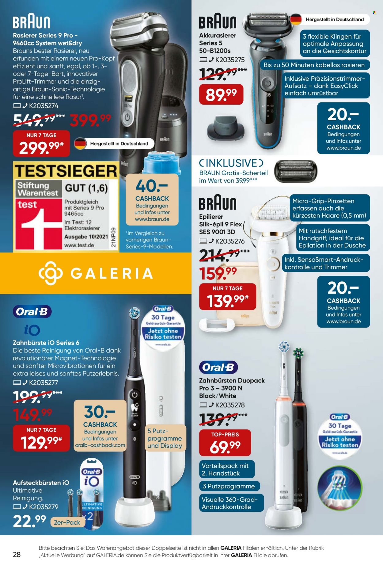 GALERIA Karstadt Kaufhof Prospekte  - 22.06.2022 - 28.06.2022. Seite 28