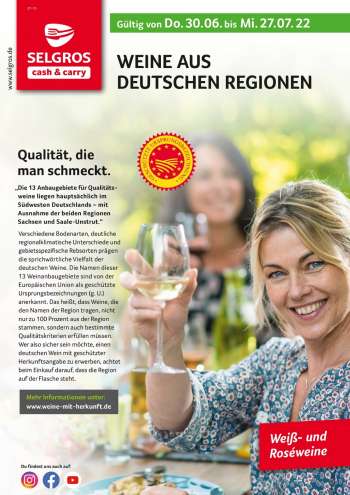 Prospekte Selgros - 30.06.2022 - 27.07.2022.