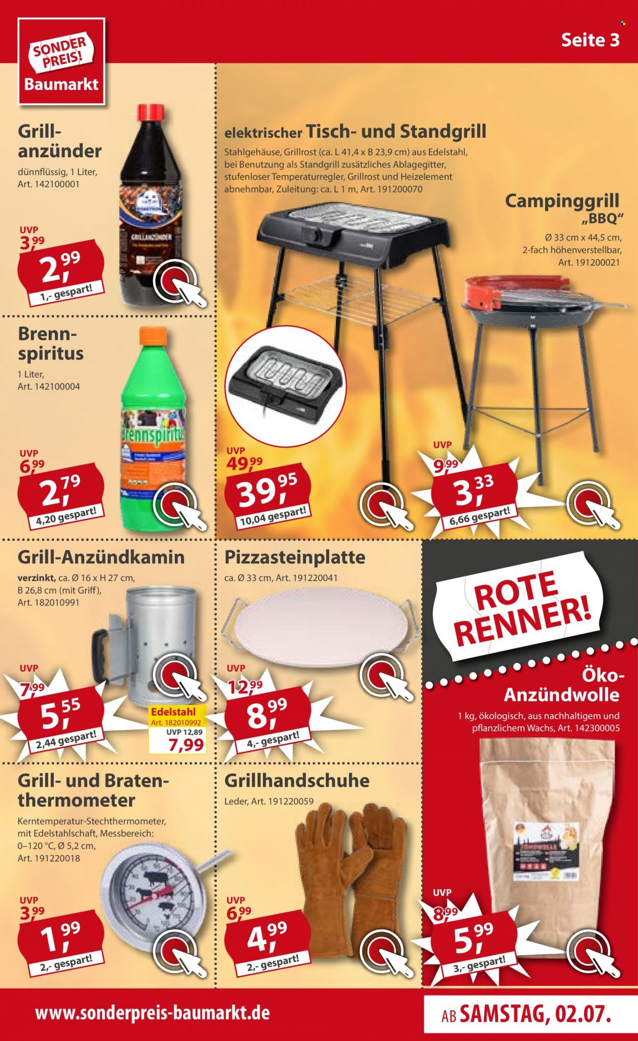 Sonderpreis-Baumarkt Prospekte  - 2.07.2022 - 8.07.2022. Seite 3