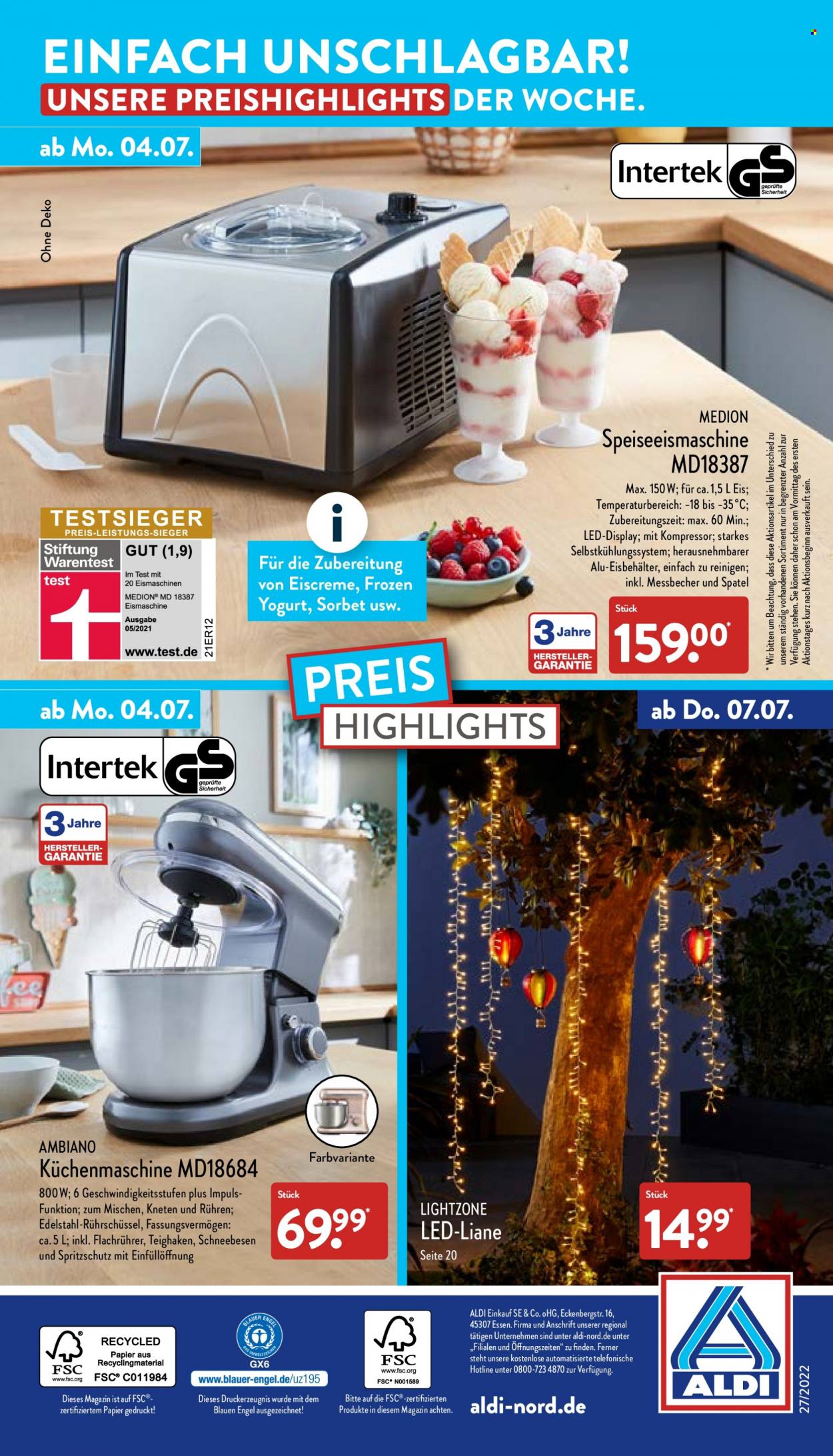 ALDI Nord Prospekte  - 4.07.2022 - 9.07.2022. Seite 36