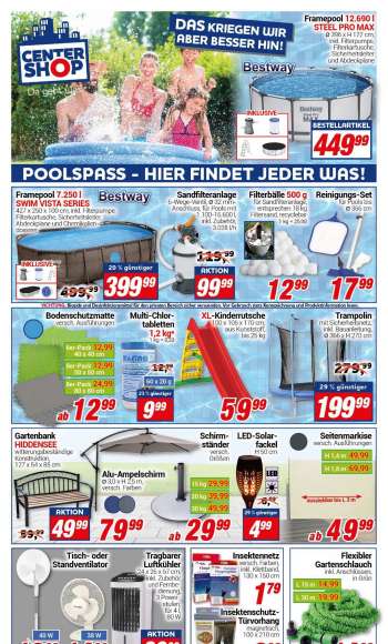 Prospekte CENTERSHOP - 27.06.2022 - 2.07.2022.
