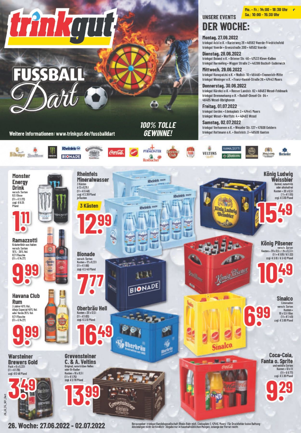 trinkgut Prospekte  - 27.06.2022 - 2.07.2022. Seite 1