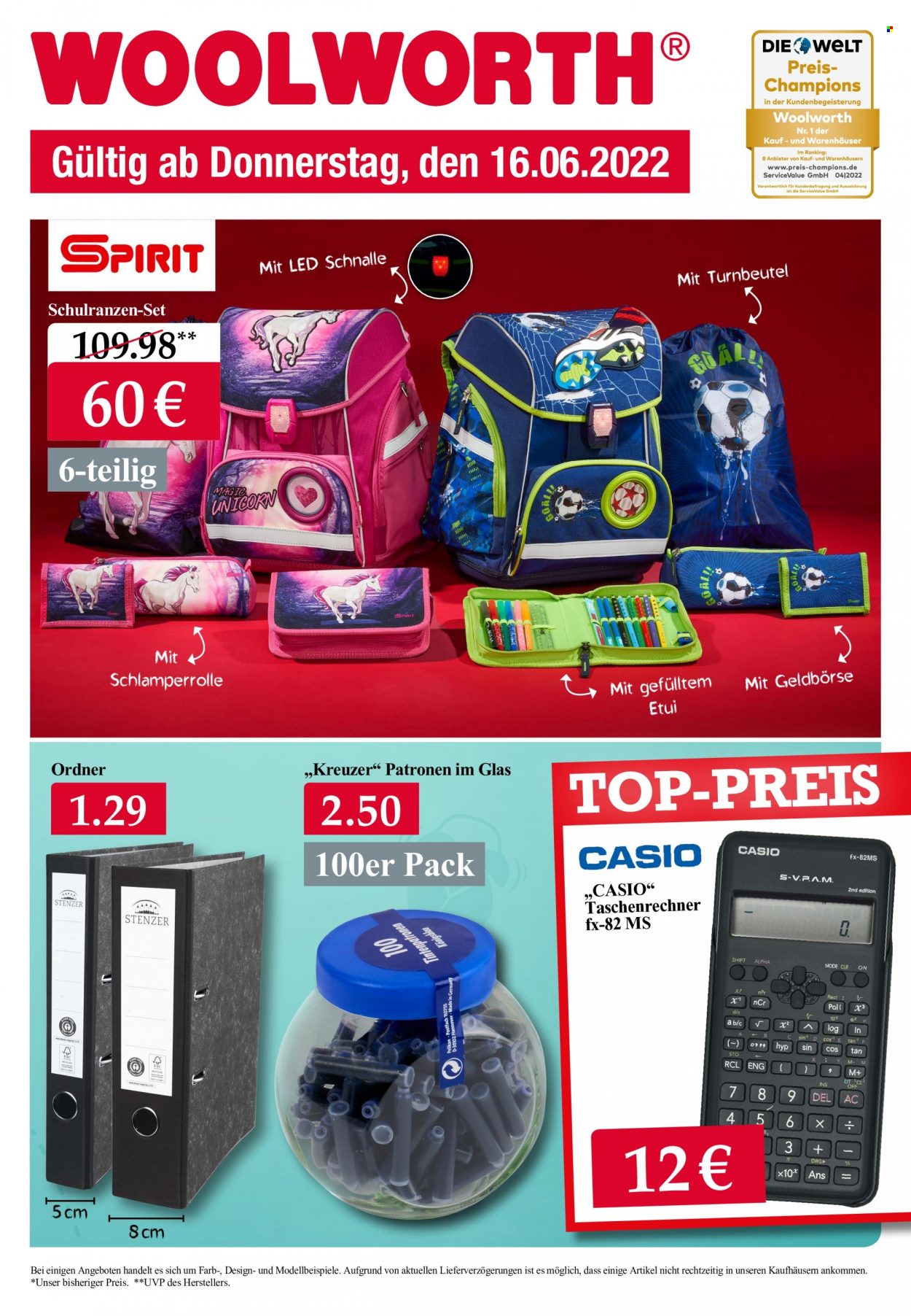 Woolworth Prospekte . Seite 1