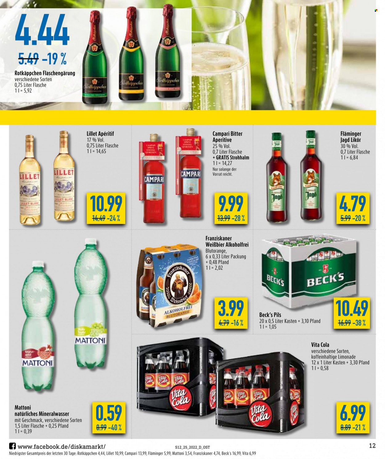 Diska Prospekte  - 27.06.2022 - 2.07.2022. Seite 12