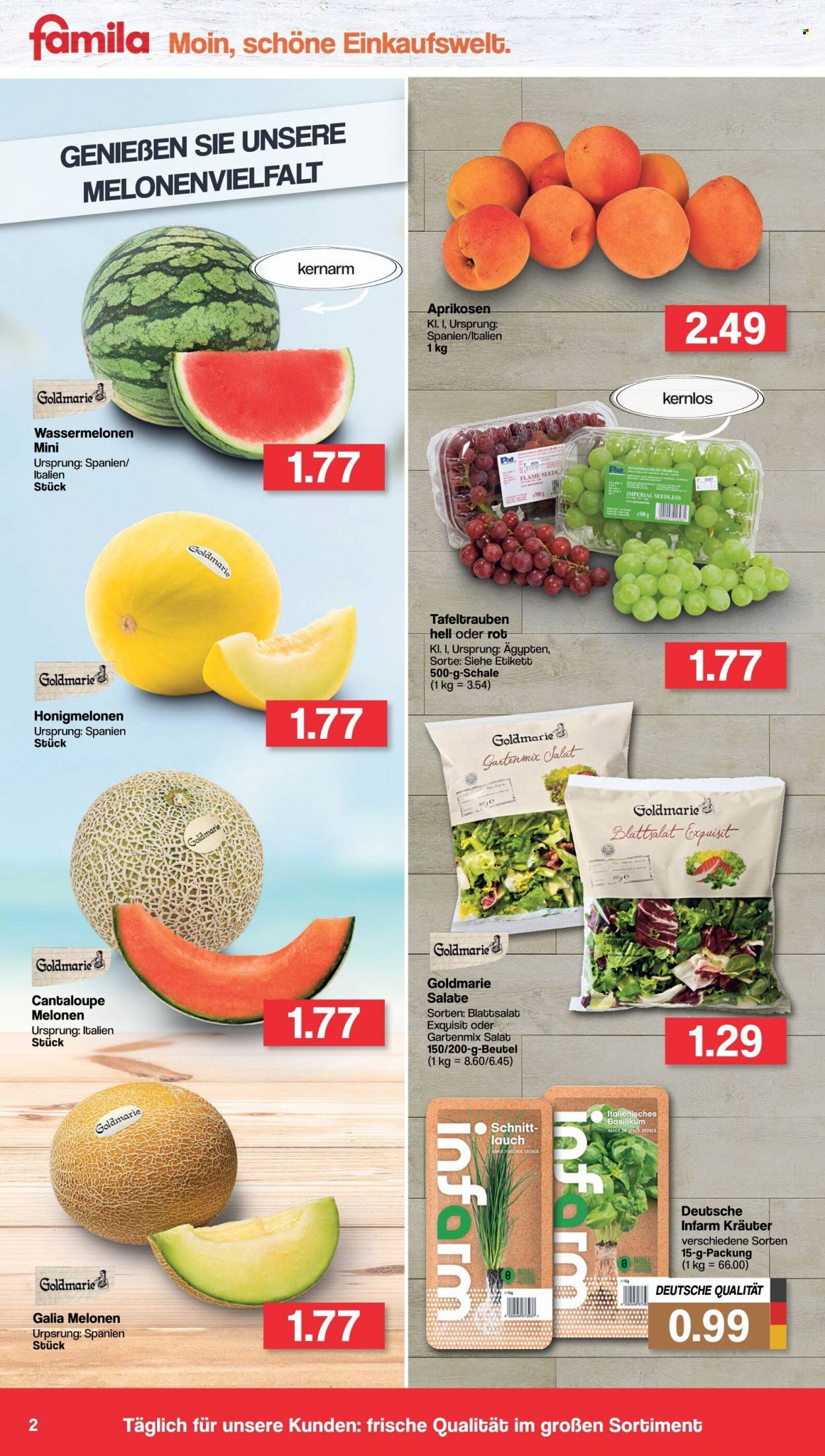 famila Prospekte  - 27.06.2022 - 2.07.2022. Seite 2