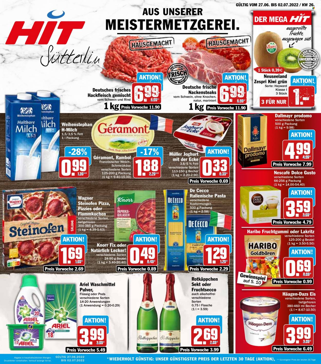 Hit Prospekte  - 27.06.2022 - 2.07.2022. Seite 1