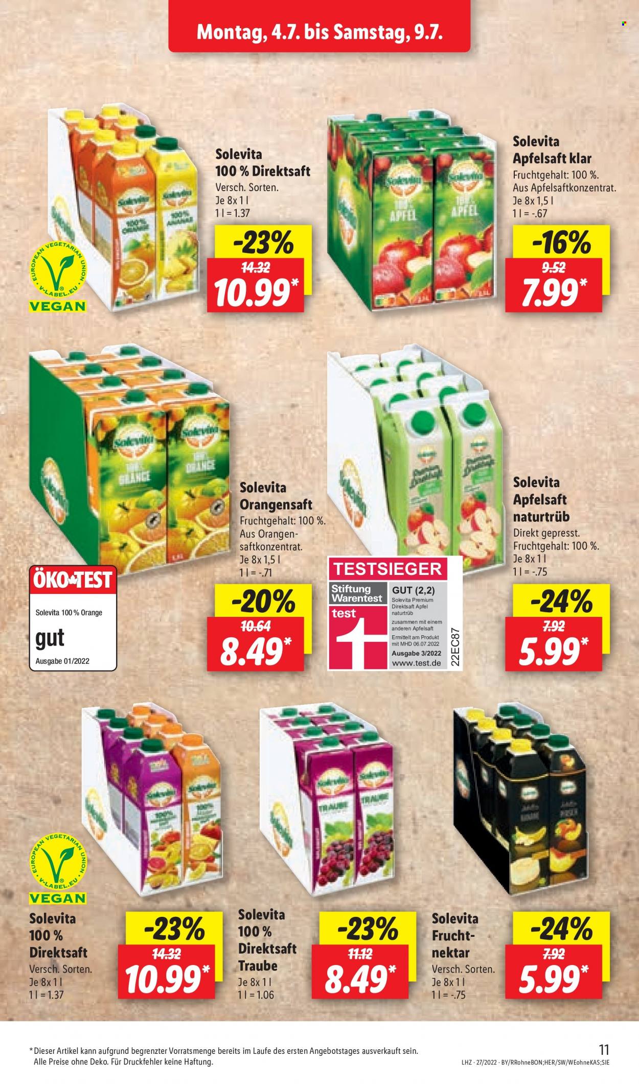 Lidl Prospekte  - 4.07.2022 - 9.07.2022. Seite 11