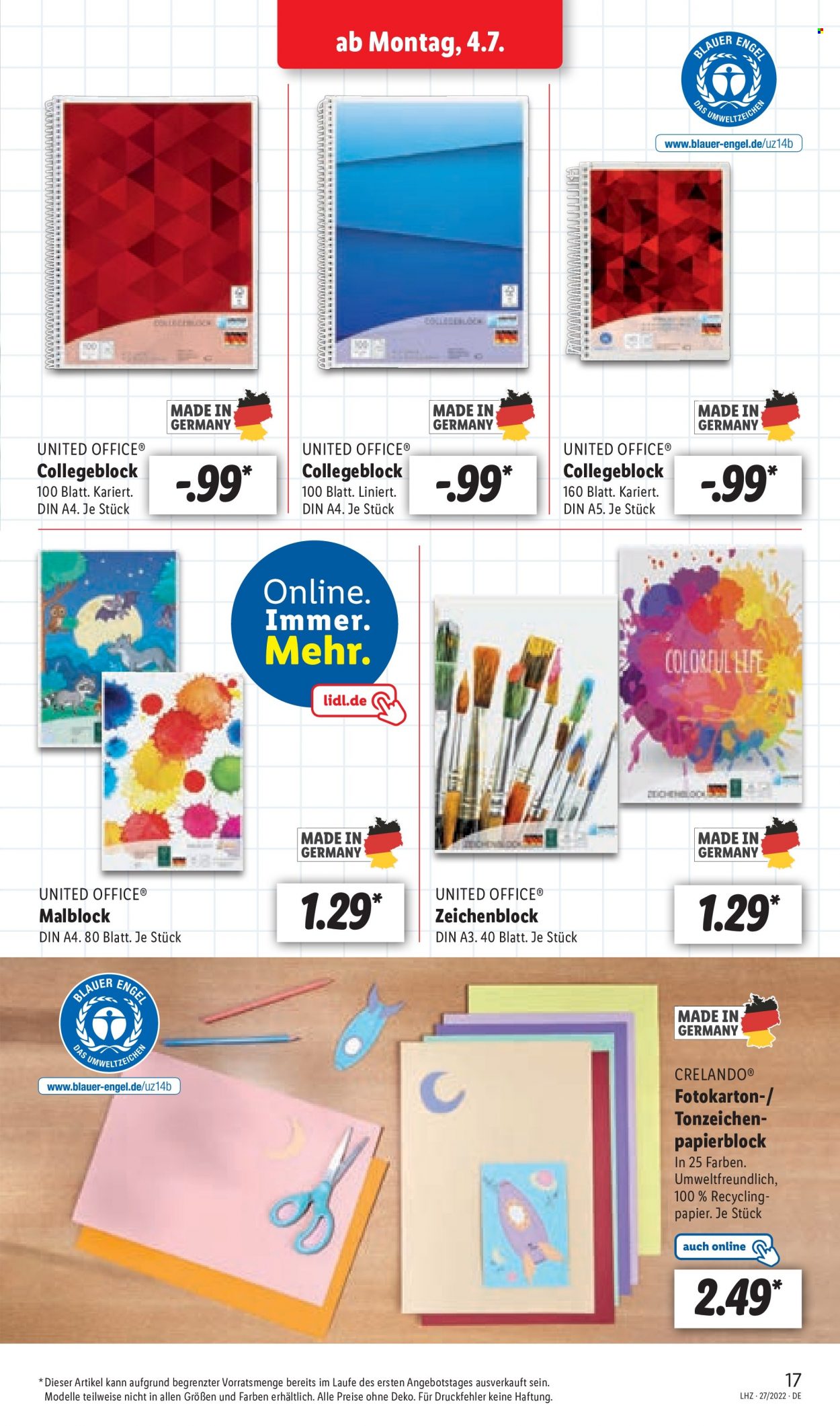 Lidl Prospekte  - 4.07.2022 - 9.07.2022. Seite 17