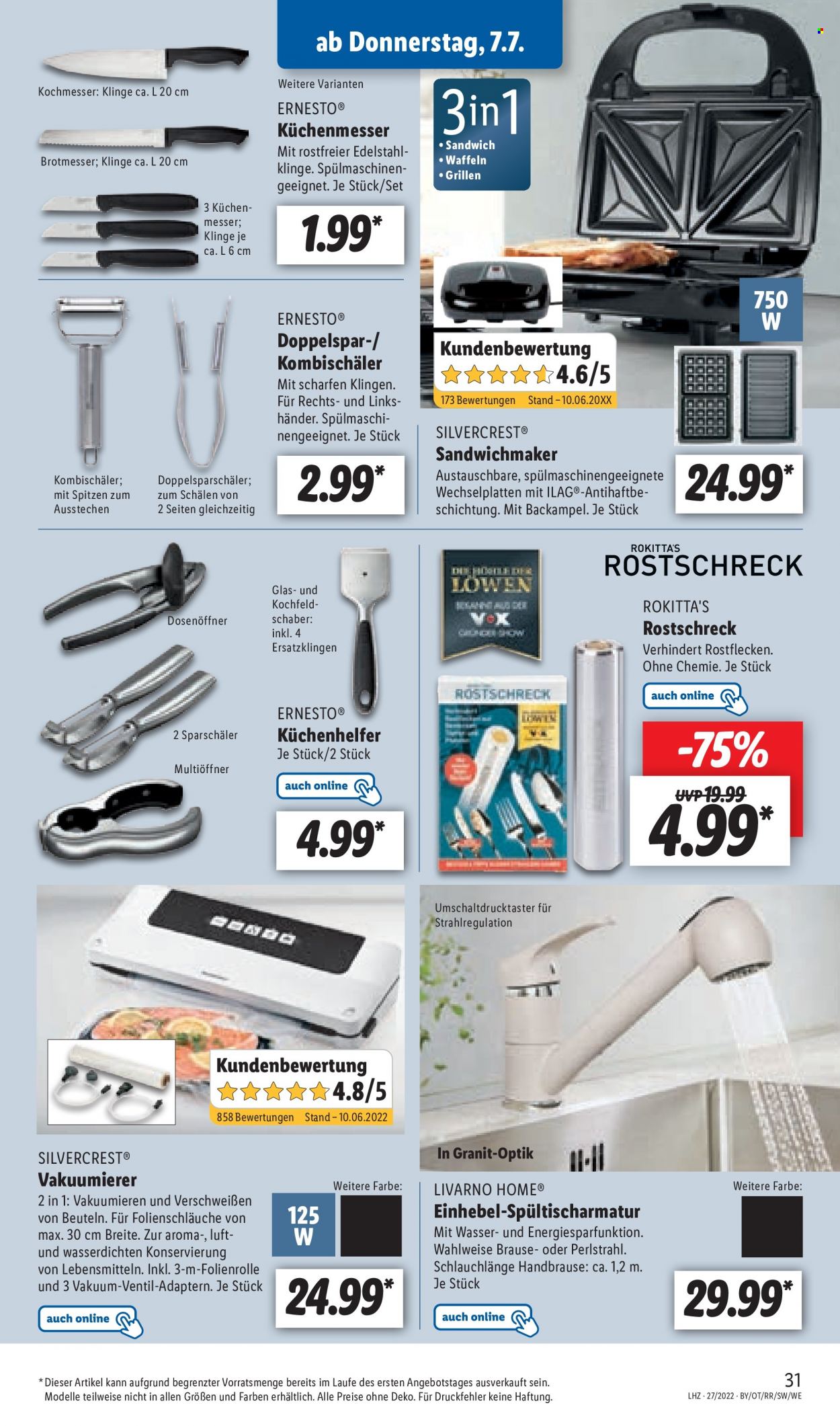 Lidl Prospekte  - 4.07.2022 - 9.07.2022. Seite 31