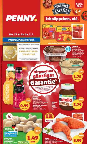 Prospekte Penny - 27.06.2022 - 2.07.2022.