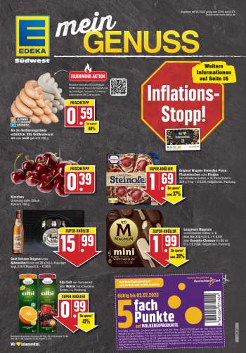 Prospekte Edeka - 27.06.2022 - 2.07.2022.