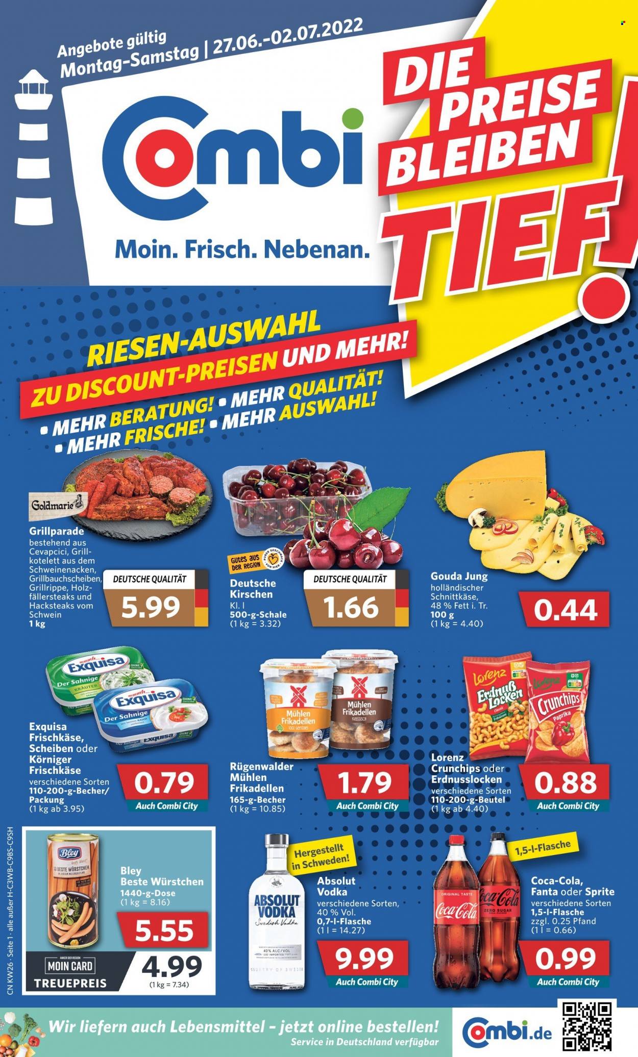 Combi Prospekte  - 27.06.2022 - 2.07.2022. Seite 1