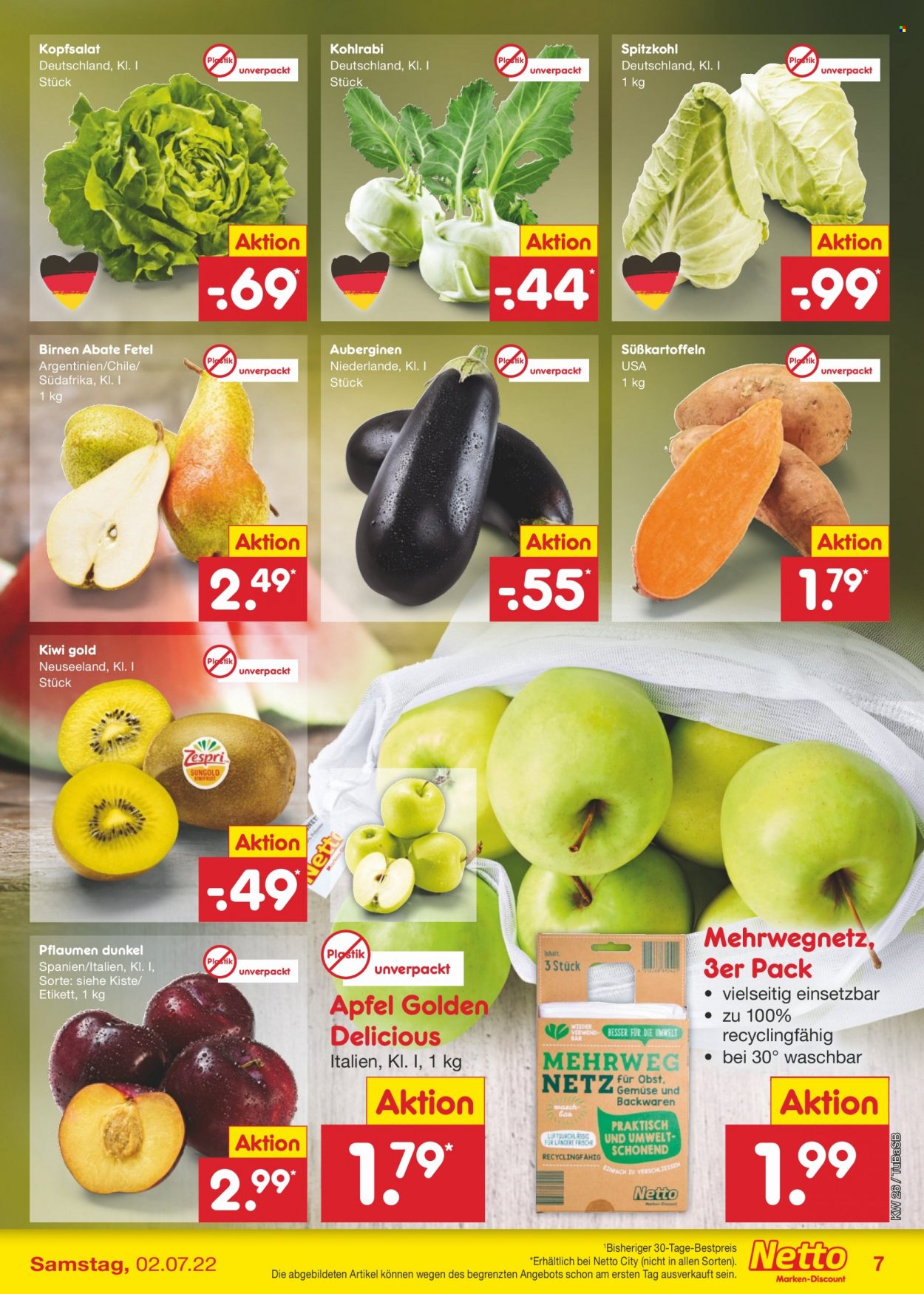 Netto Marken-Discount Prospekte  - 27.06.2022 - 2.07.2022. Seite 7