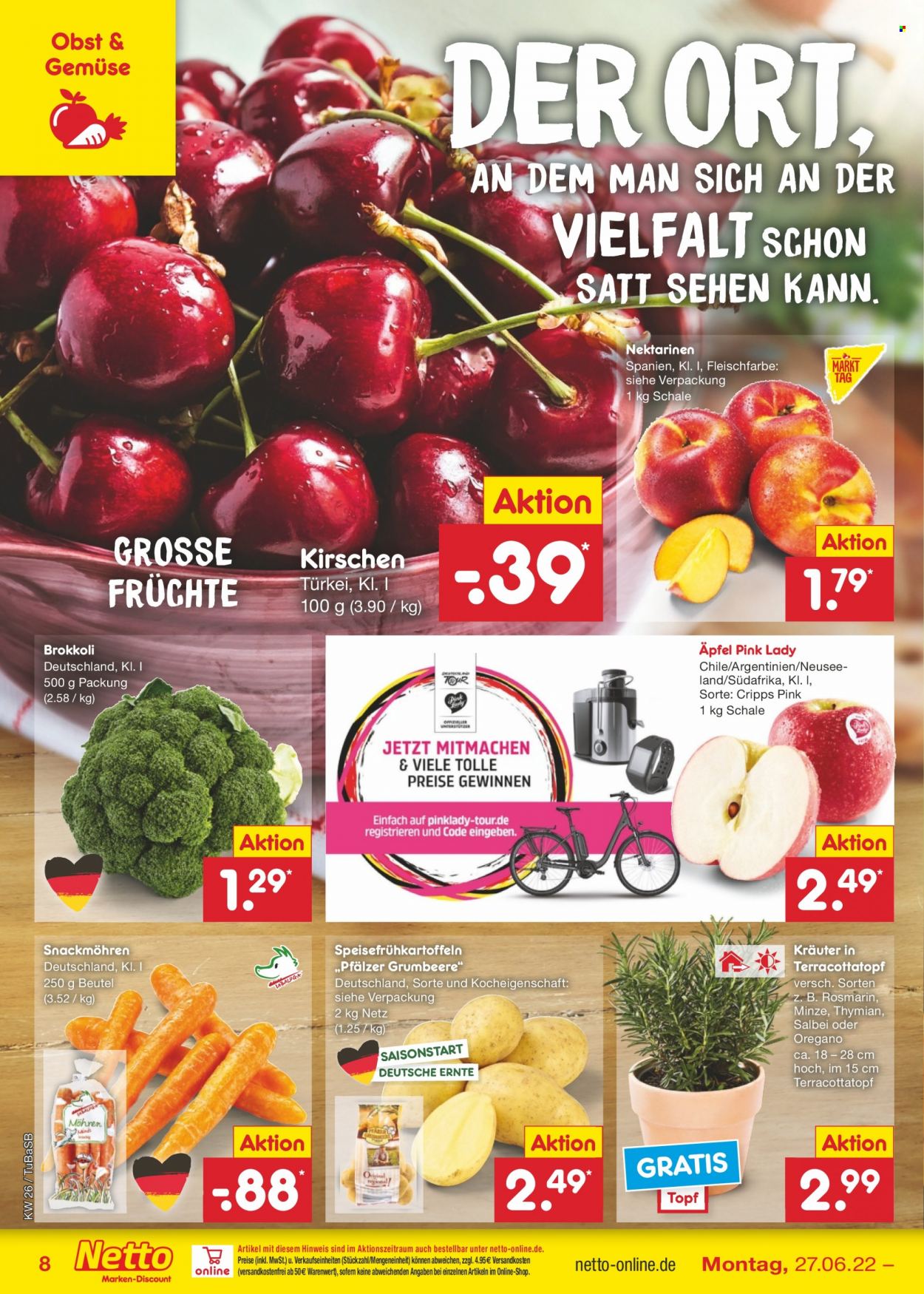Netto Marken-Discount Prospekte  - 27.06.2022 - 2.07.2022. Seite 8