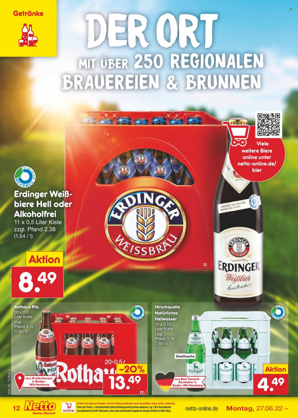 Netto Marken-Discount Prospekte  - 27.06.2022 - 2.07.2022. Seite 12