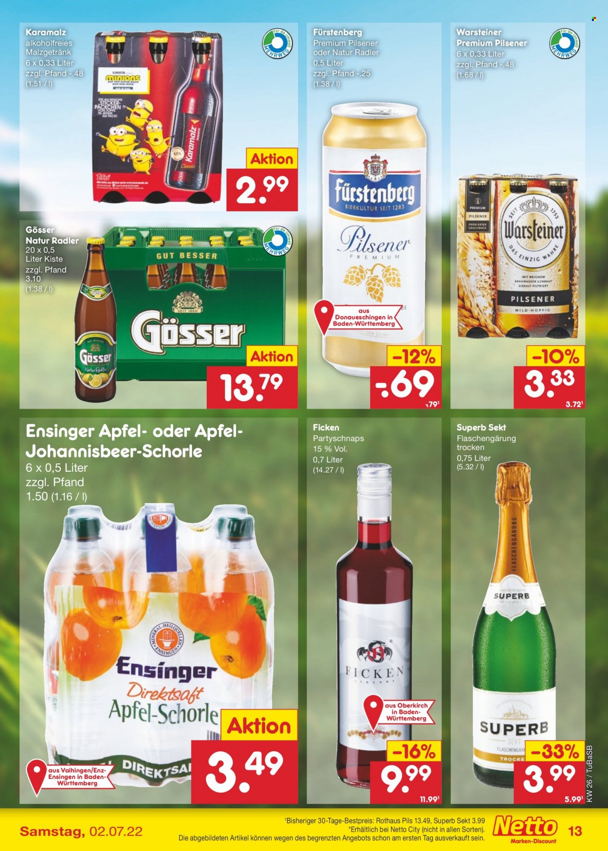Netto Marken-Discount Prospekte  - 27.06.2022 - 2.07.2022. Seite 13